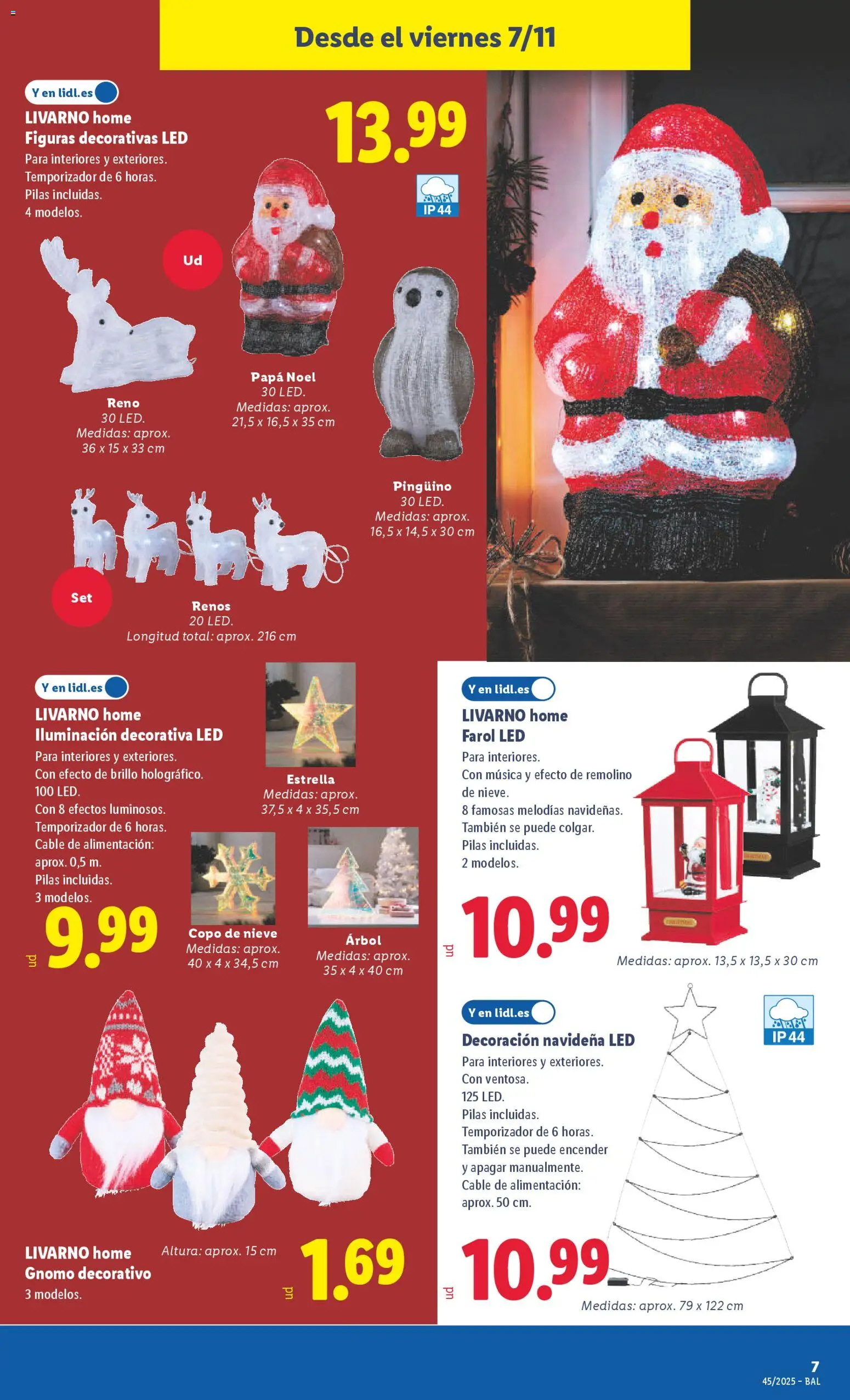 Lidl folleto de bazar │ válido desde el 03.11.2025 | Página: 17 | Productos: Farol, Cable, Galette de chaise