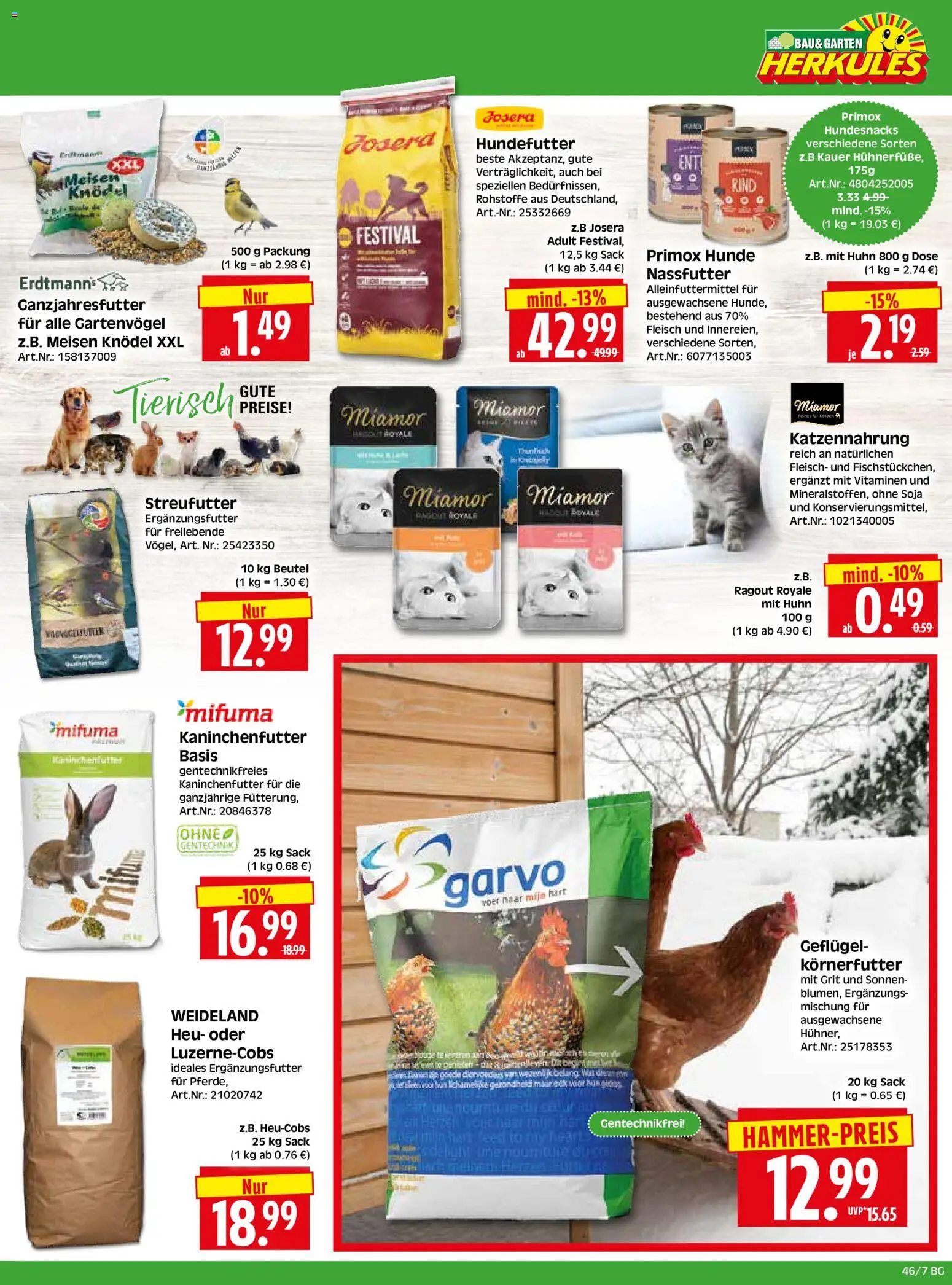 HERKULES  Bau & Garten – gültig ab 10.11.2025 | Seite: 7 | Produkte: Fleisch