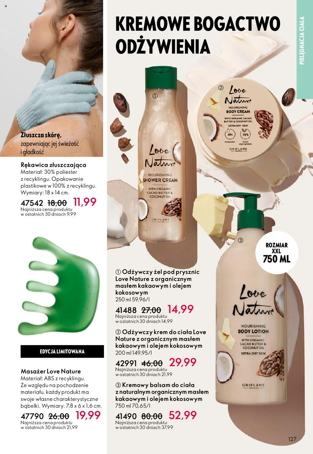 Oriflame Katalog 14 2025 od 01.10.2025 | Strona: 127 | Produkty: Prysznic, Żel pod prysznic, Krem, Lotion