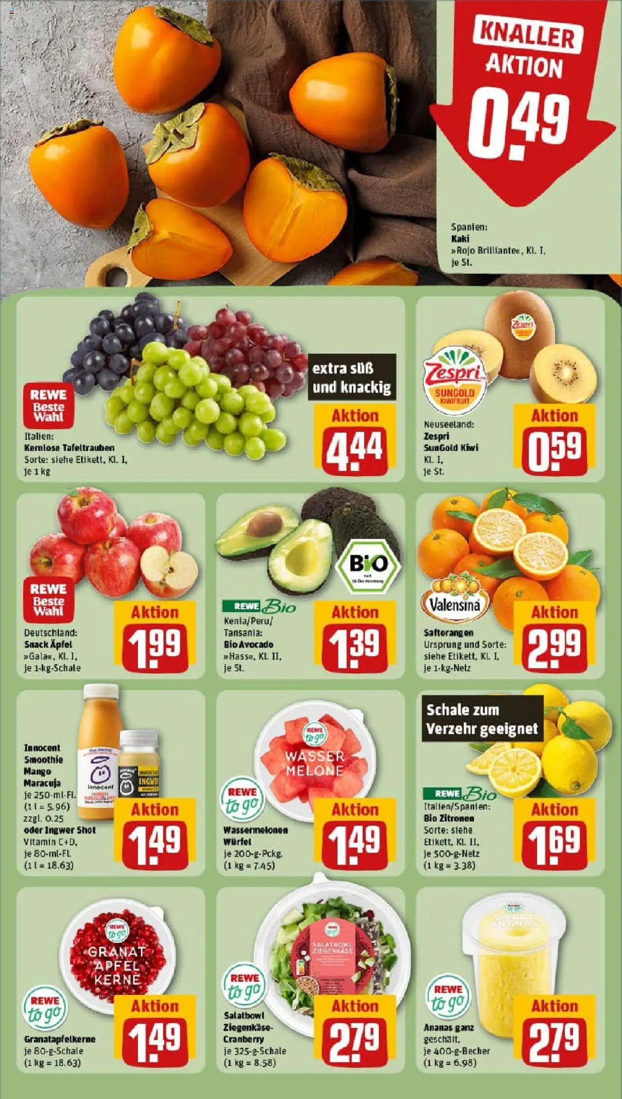 Rewe prospekt Ulm	 – gültig ab 13.10.2025 | Seite: 6 | Produkte: Ananas, Avocado, Mango, Zitronen