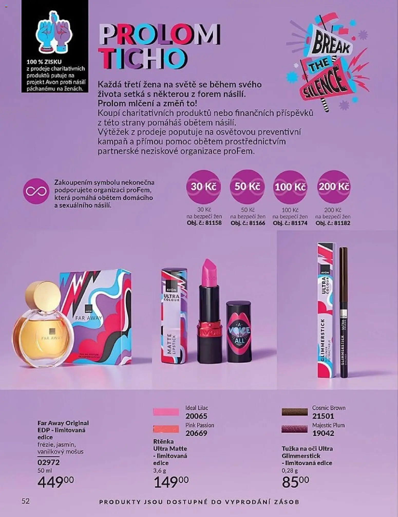 Avon katalog 12/2025 od 01.12.2025 | Strana: 52 | Produkty: Tužka, Tužka na oči, Rtěnka