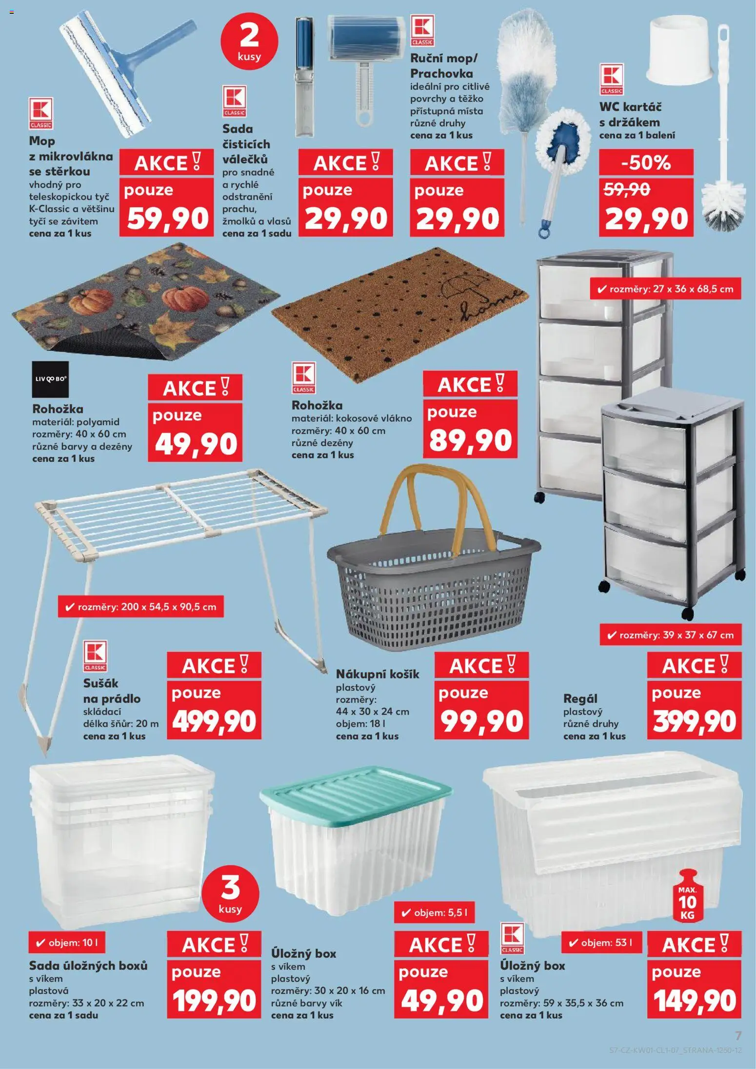 Kaufland leták - Ostrava od 02.01.2026 | Strana: 7 | Produkty: Box, Košík, Regál, Barvy