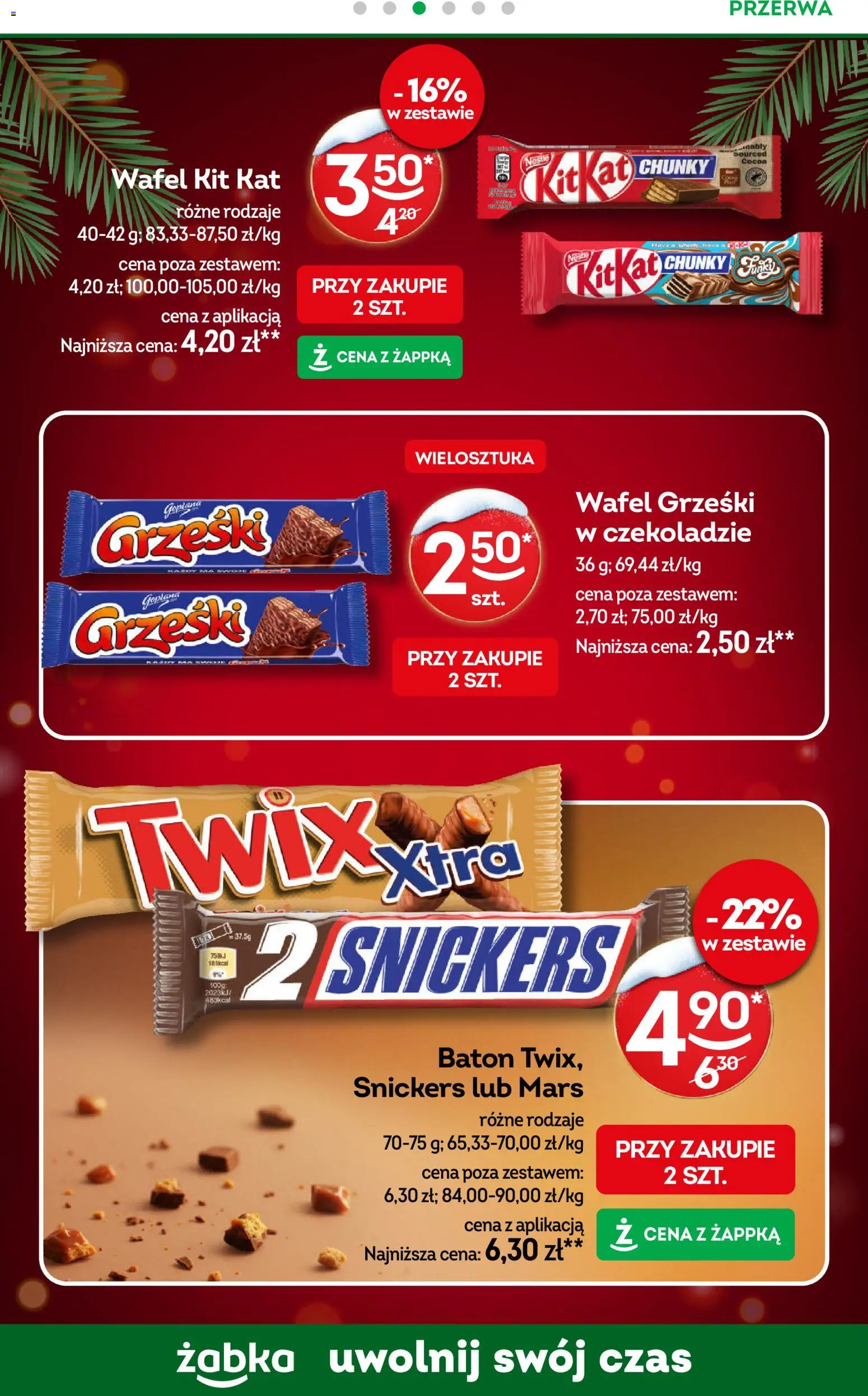 Żabka Gazetka od 17.12.2025 | Strona: 50 | Produkty: Baton