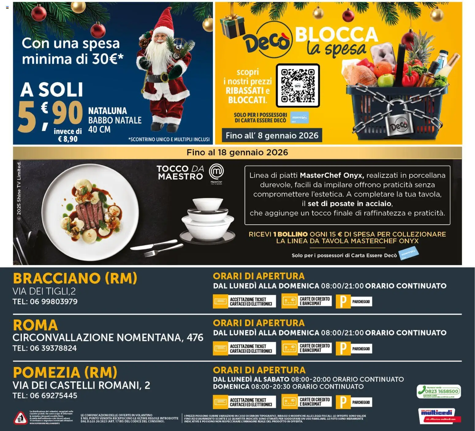 Volantino Decò del 02.12.2025 | Pagina: 28 | Prodotti: Posate, TV