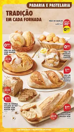 Pré-visualização PÃO DE QUEIJO, Pão de queijo 20g válido de 28.04.2026 | Página: 9