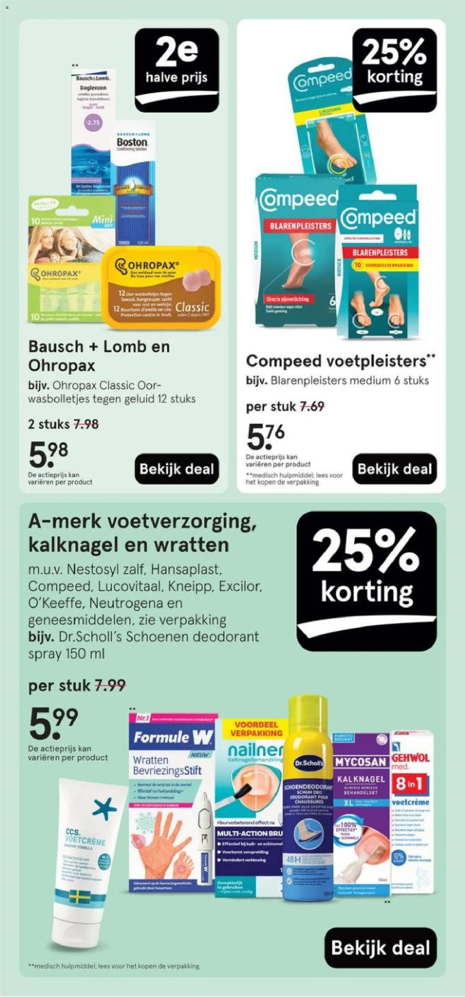 {H1} | Pagina: 50 | Producten: Deodorant, Schoenen, Kan, Geluid