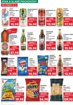 VELKOPOPOVICKÝ KOZEL 11, Pivo světlý ležák, 0,5 l plech od 17.09.2025 | Strana: 36