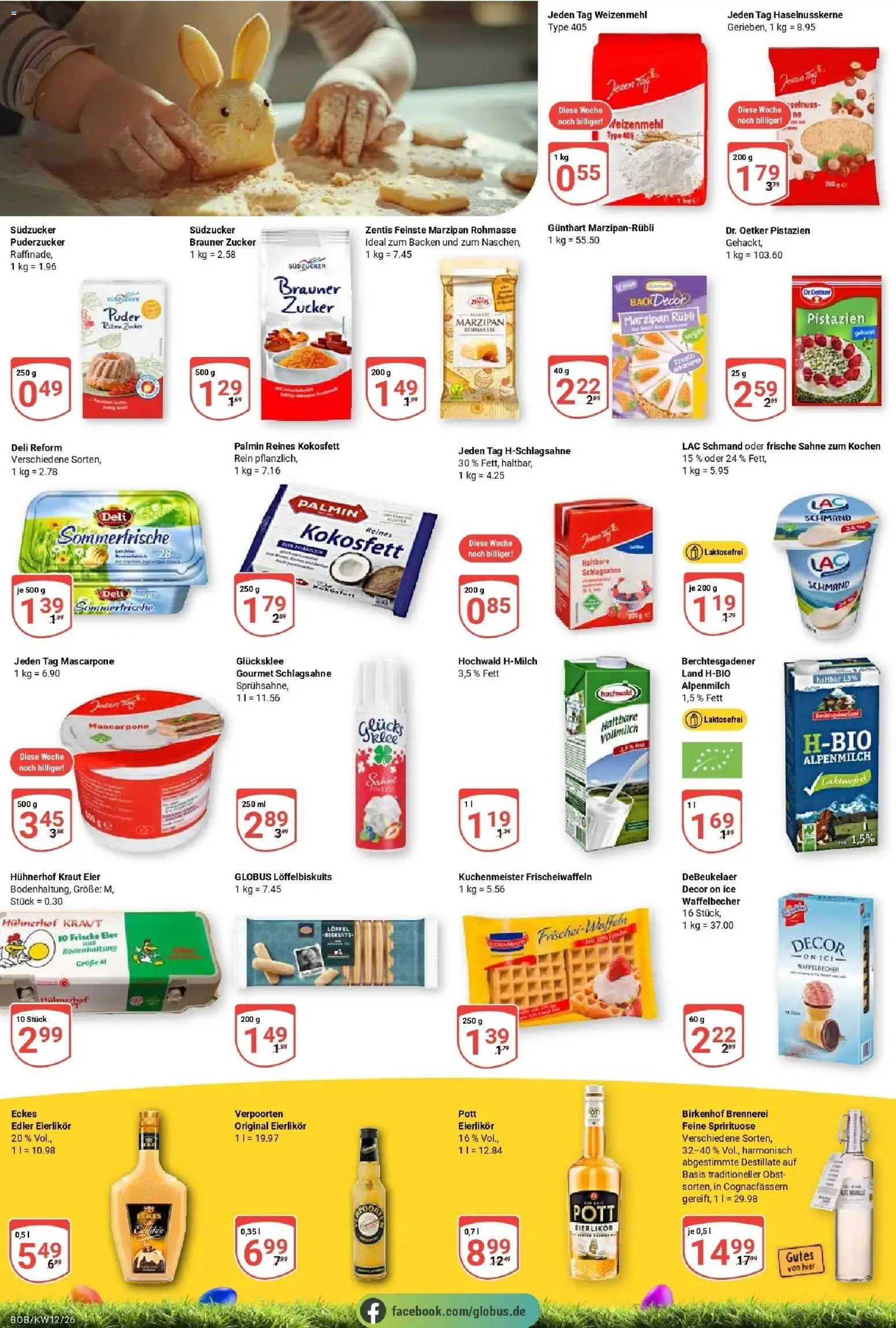 Globus prospekt Bobenheim-Roxheim	 – gültig ab 15.03.2026 | Seite: 14 | Produkte: Schlagsahne, Weizenmehl, Obst, Sahne