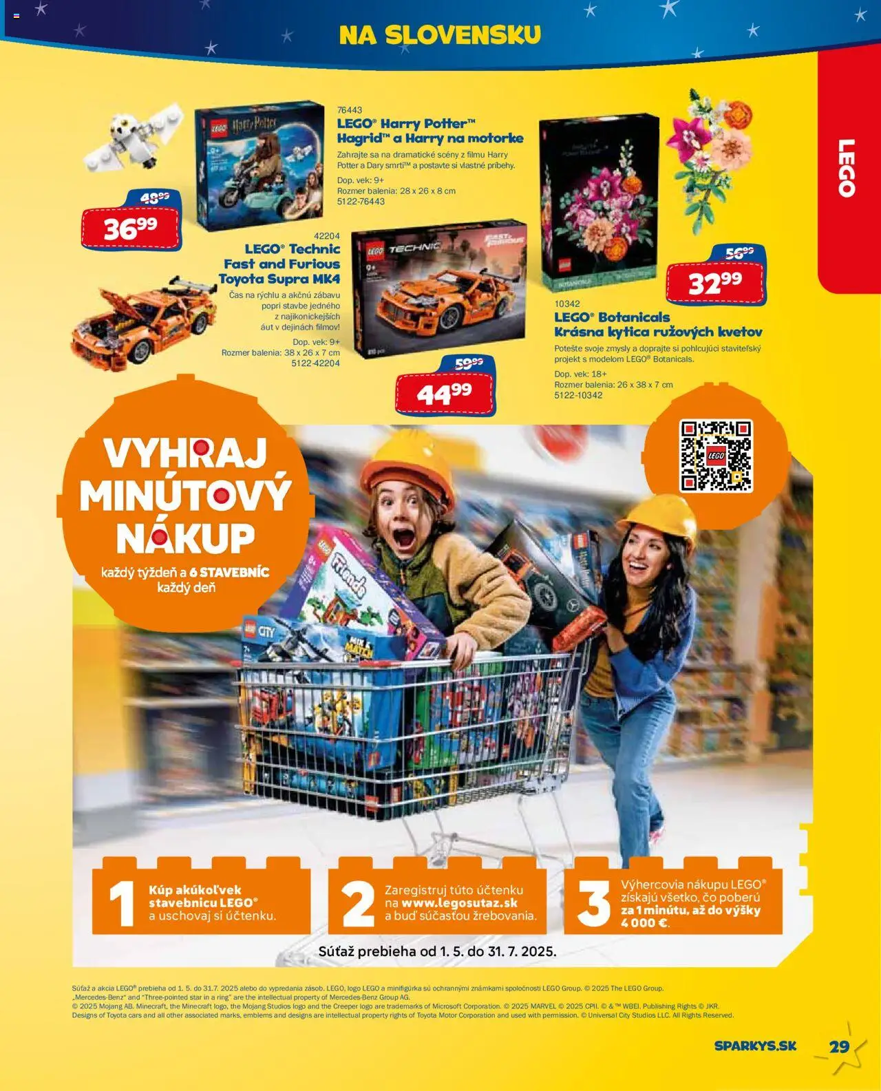 ALLTOYS letný katalóg │ platný od 26.06.2025 | Strana: 29 | Produkty: LEGO