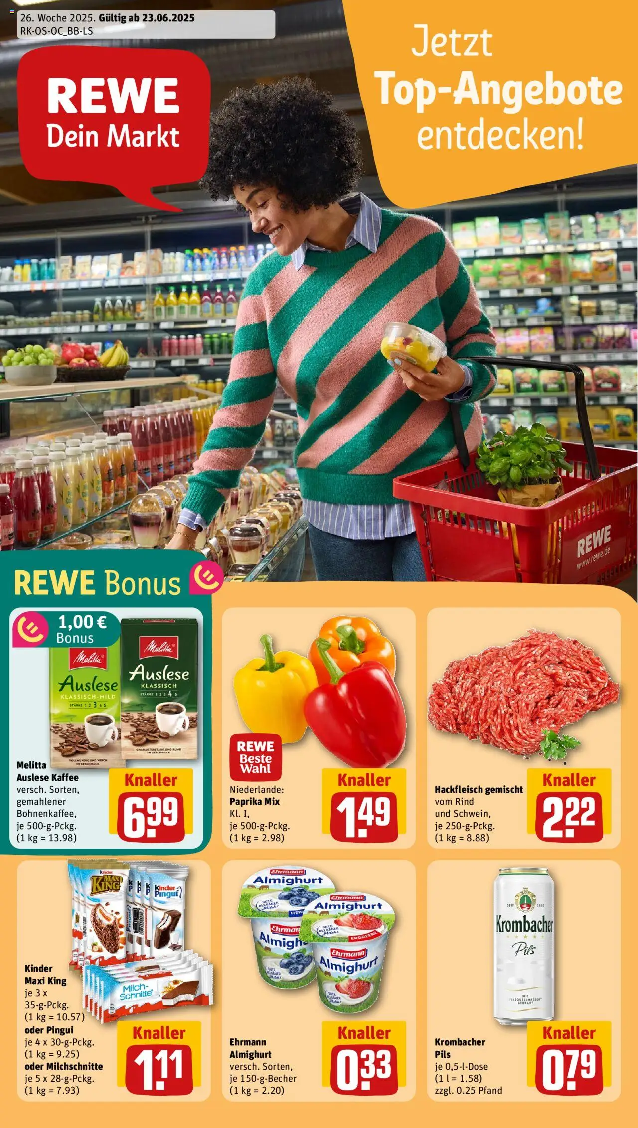 REWE Prospekt ab 23.06.2025 zum Blättern » Angebote