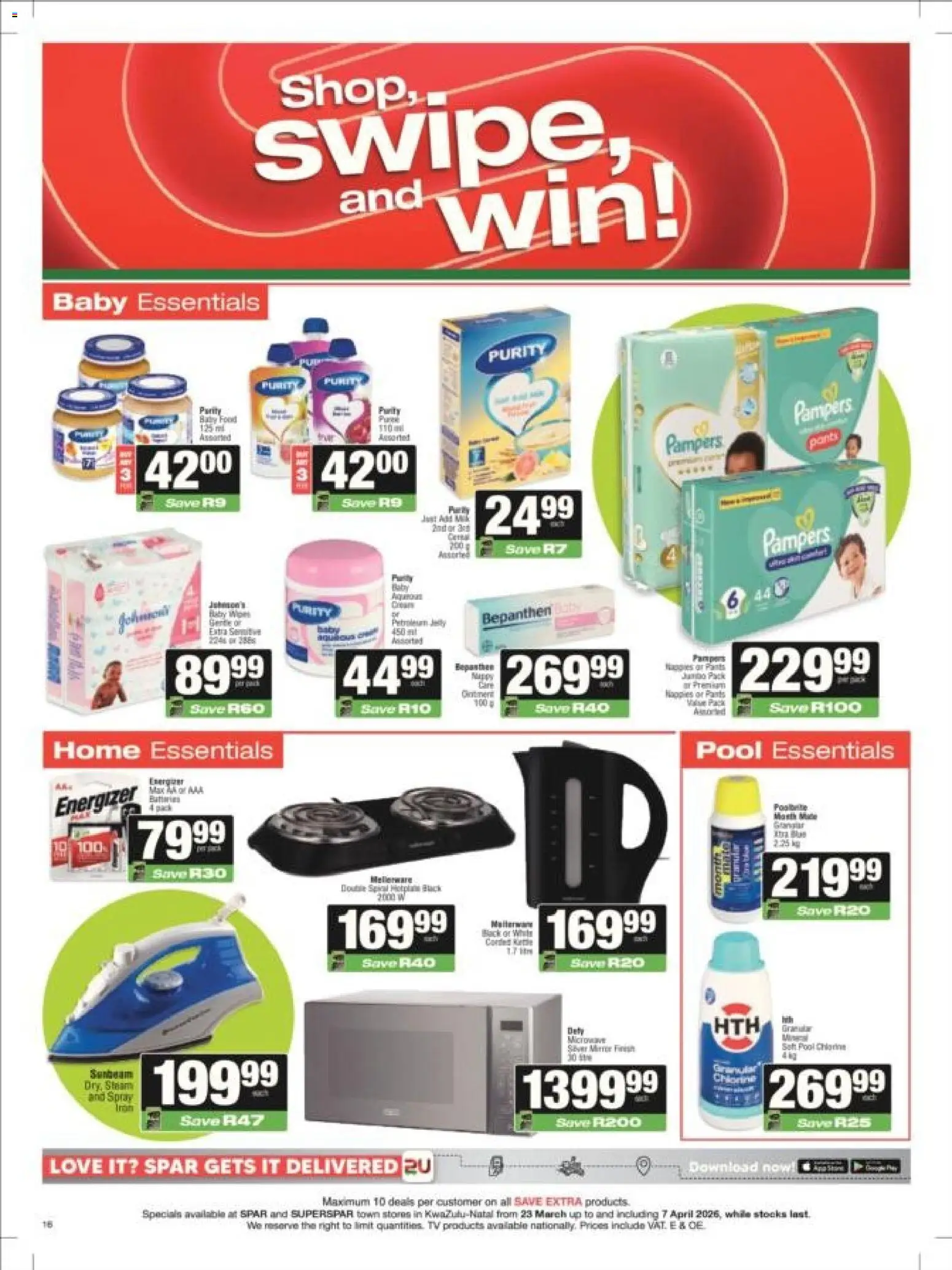 New Superspar catalogue – valid from 23.03.2026 | Page: 16 | Products: TV, Mirror, Baby food