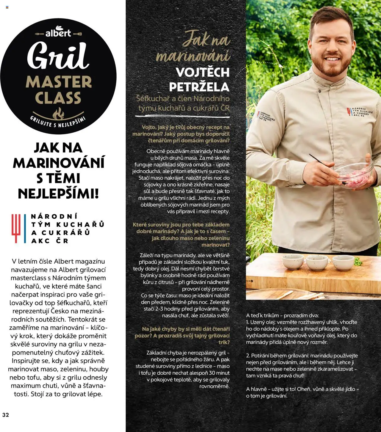 Albert magazín od 01.07.2025 | Strana: 32 | Produkty: Grilování, Hodiny, Olej, Tofu