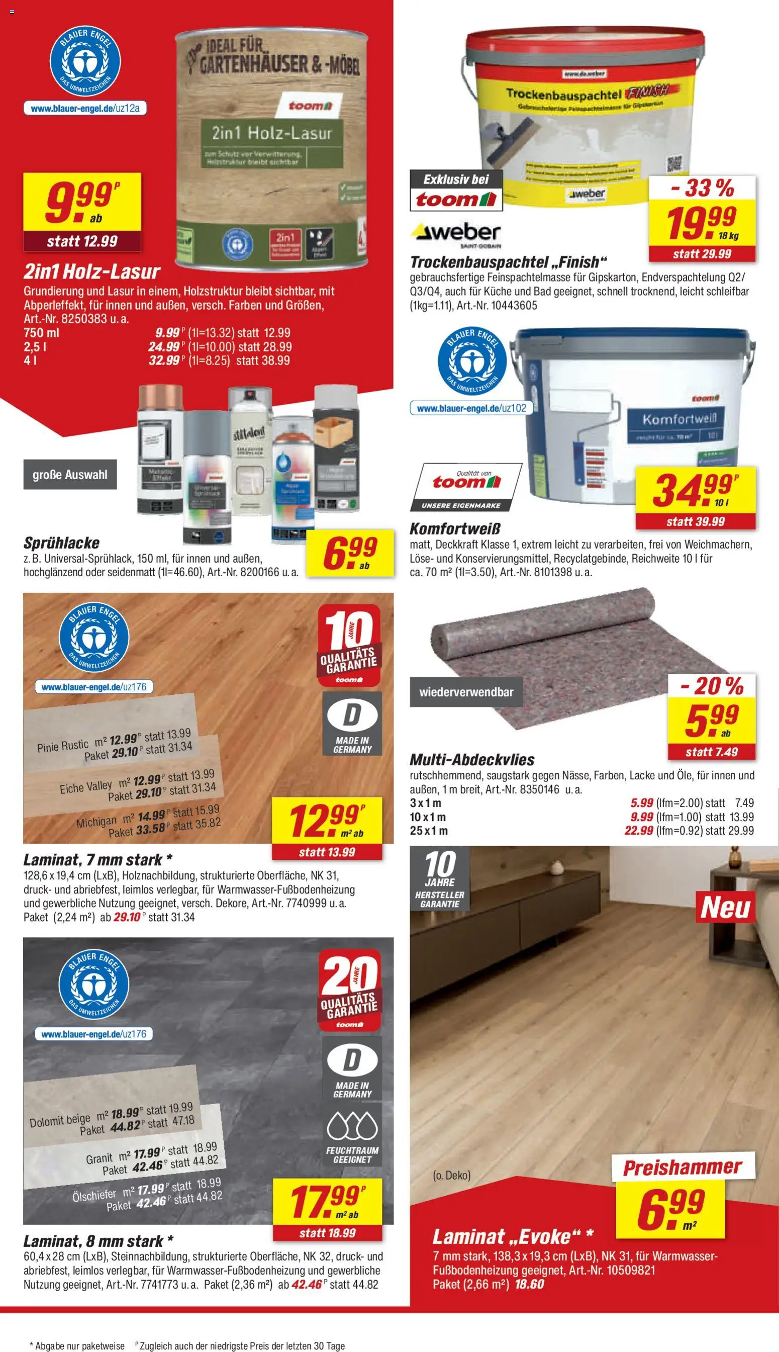 Toom Baumarkt Prospekt 	 – gültig ab 18.04.2026 | Seite: 24 | Produkte: Bad, Küche, Finish