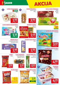 Jager katalog │ velja od 20.08.2025 | Stran: 11 | Izdelki: Keksi, Pekarna, Cips, Sladoled