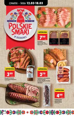 Pogląd oferty "Kiełbasa z czosnkiem niedźwiedzim Kraina Wędlin Polskie Specjały, Kiełbasa z czosnkiem niedźwiedzim Kraina Wędlin Polskie Specjały" - ważna od 12.03.2026 | Strona: 42