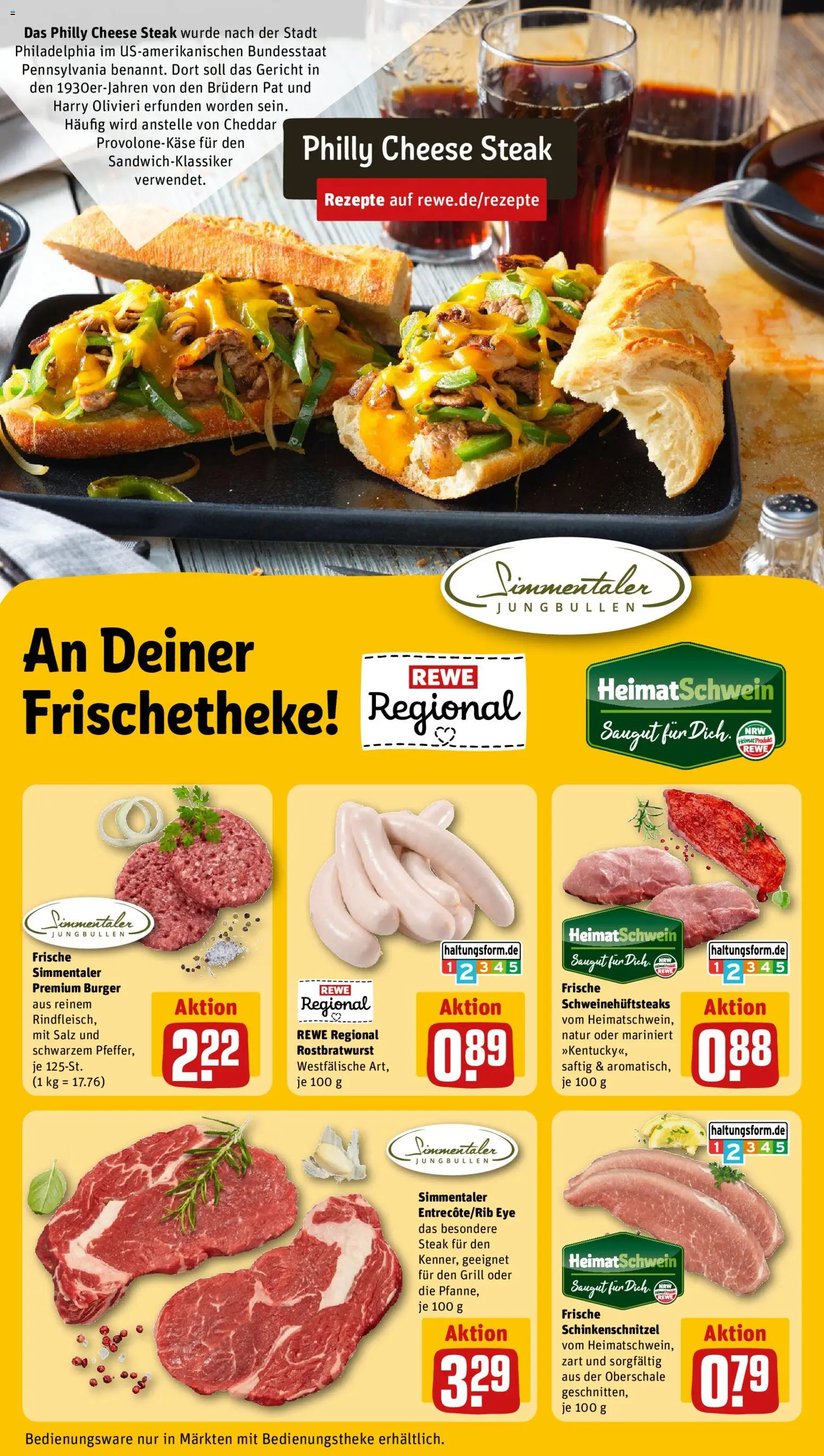 Rewe ihr Kaufpark Prospekt 	 – gültig ab 02.02.2026 | Seite: 12 | Produkte: Philadelphia, Burger, Salz, Steak