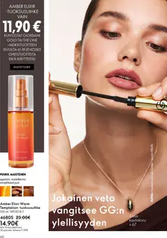Oriflame-mainoslehti voimassa 11.03.2026 alkaen | Sivu: 60 | Tuotteet: Ripsiväri, Kaulakoru