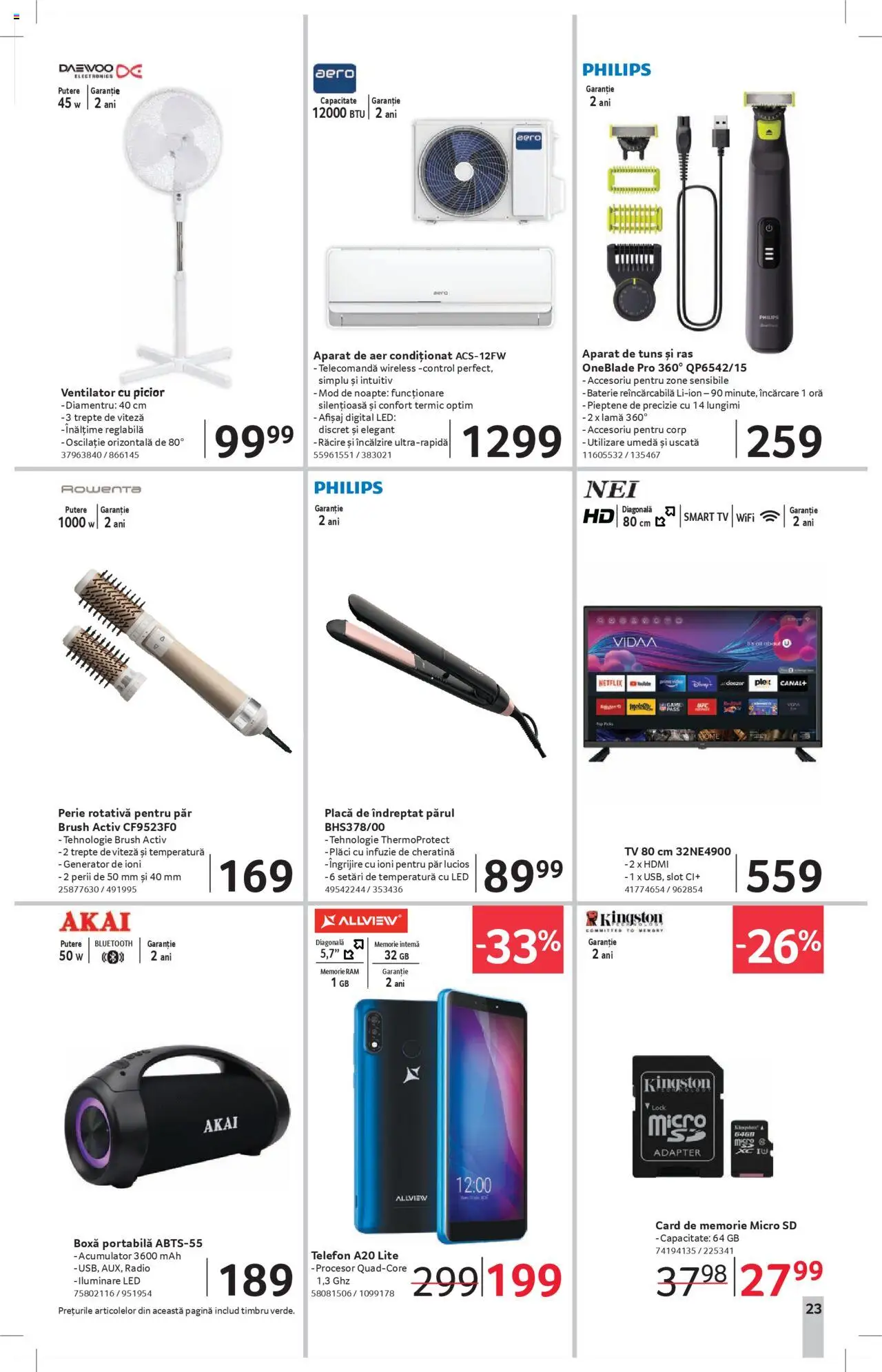 Catalog Selgros - Magazine Mici – valabil de la 25.07.2025 | Pagină: 23 | Produse: Enginar, Pieptene, Placă De Îndreptat Părul, Perie