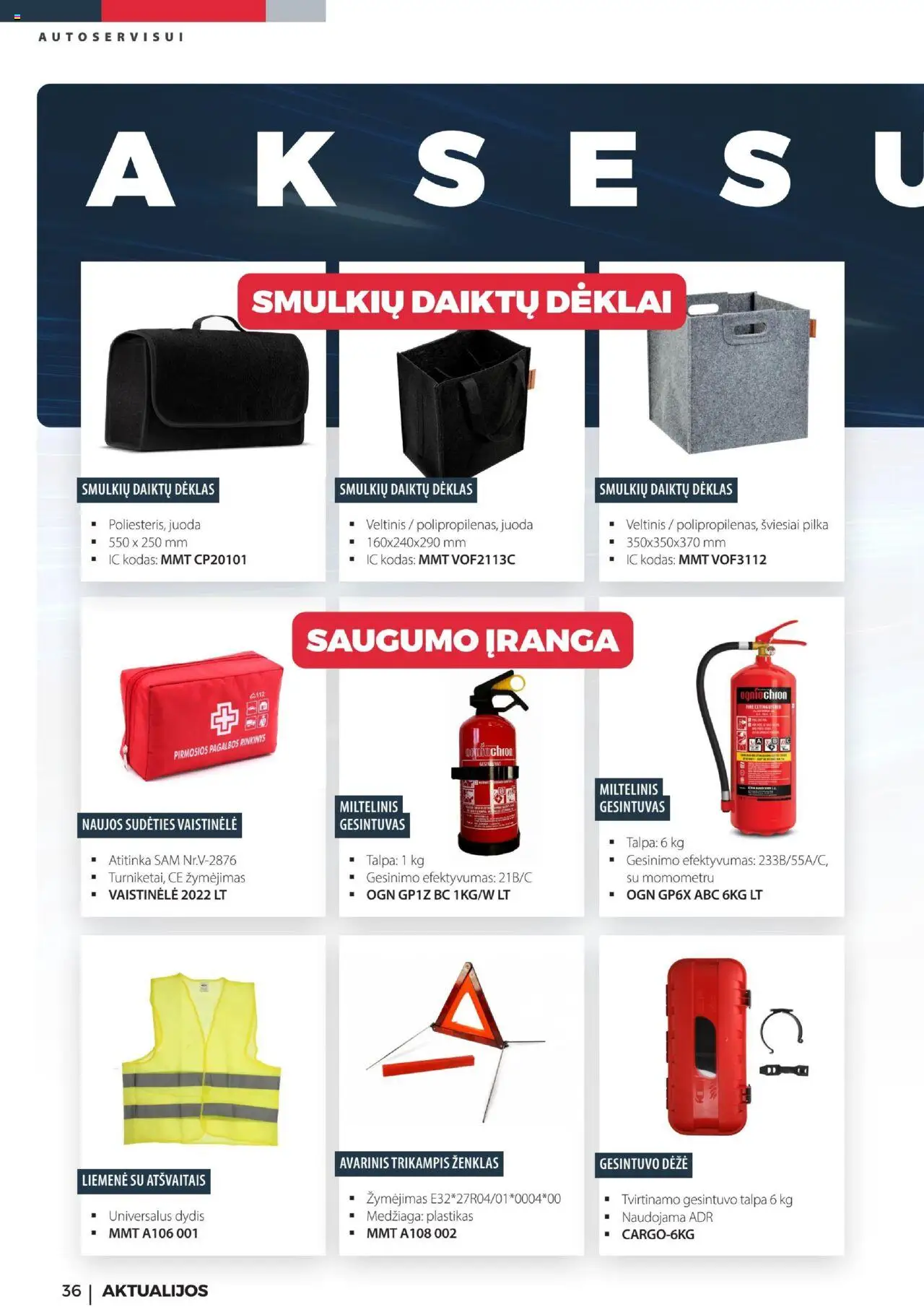 Inter Cars leidinys│galioja nuo 07.03.2025 | Puslapis: 38 | Prekių: Liemenė, Dėžė, Dėklas