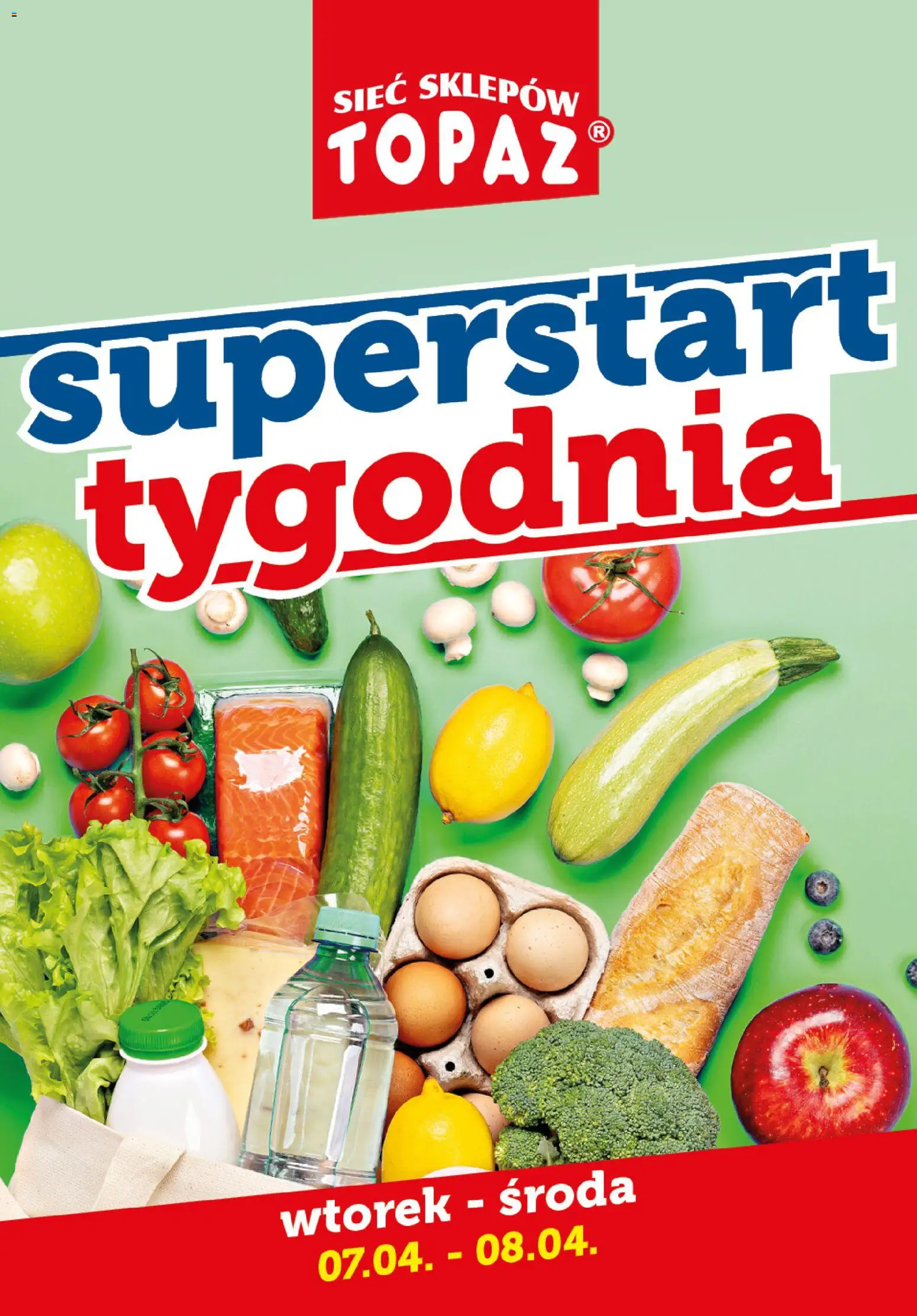 Topaz gazetka - Superstart tygodnia od 07.04.2026 | Strona: 1