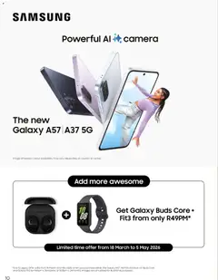 Cell C specials catalogue – valid from 18.03.2026 | Page: 12 | Products: Camera