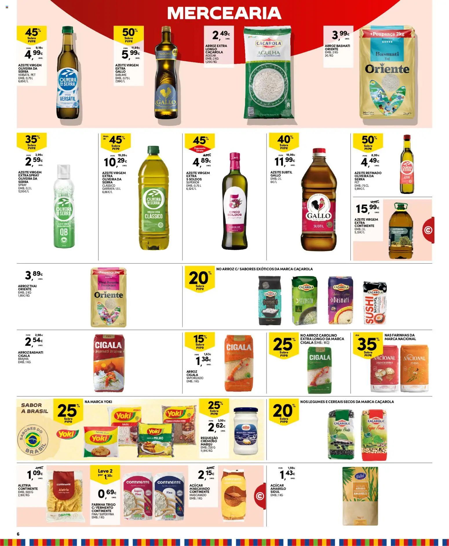 Continente - Madeira │ válido de 10.03.2026 | Página: 6 | Produtos: Aveia, Cereais, Pá, Milho