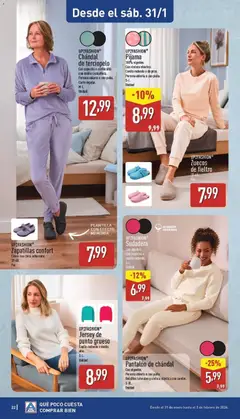 Vista previa Pijama, 100% algodón. Con cintura elástica. Cuello redondo o de pico. Pernera abierta o con puño. S-L. válido desde el 26.01.2026 | Página: 22