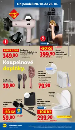 Náhled letáku Cien Beauty Kartáč na vlasy, Kartáč na vlasy od 20.10.2025 | Strana: 38 | Produkty: Kartáč na vlasy, Vysoušeč vlasů, Koupelnový regál, LED