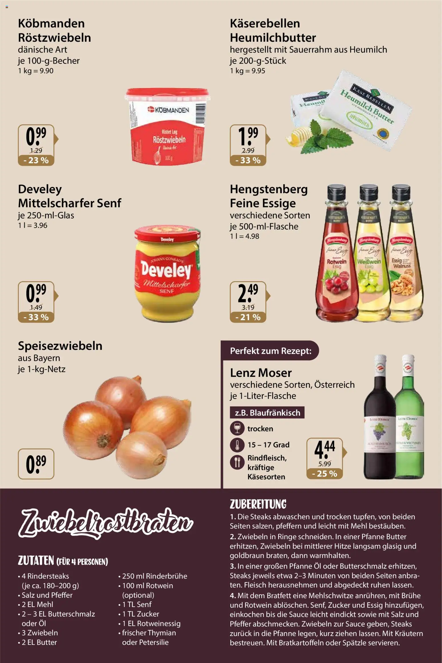 V-Markt - Feinkostbeilage 2025 – gültig ab 04.12.2025 | Seite: 5 | Produkte: Essig, Petersilie, Sauerrahm, Fleisch