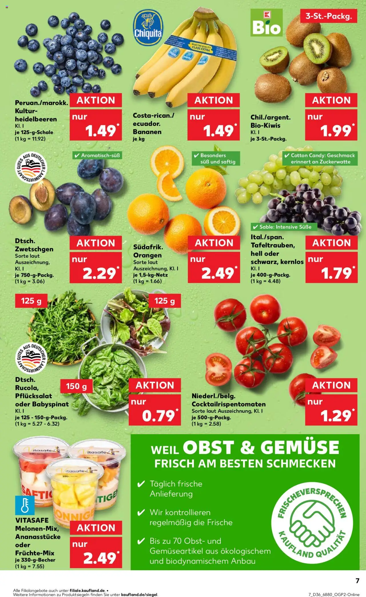 Kaufland prospekt Völklingen	 – gültig ab 07.09.2025 | Seite: 7 | Produkte: Zwetschgen, Heidelbeeren, Gemüse, Obst