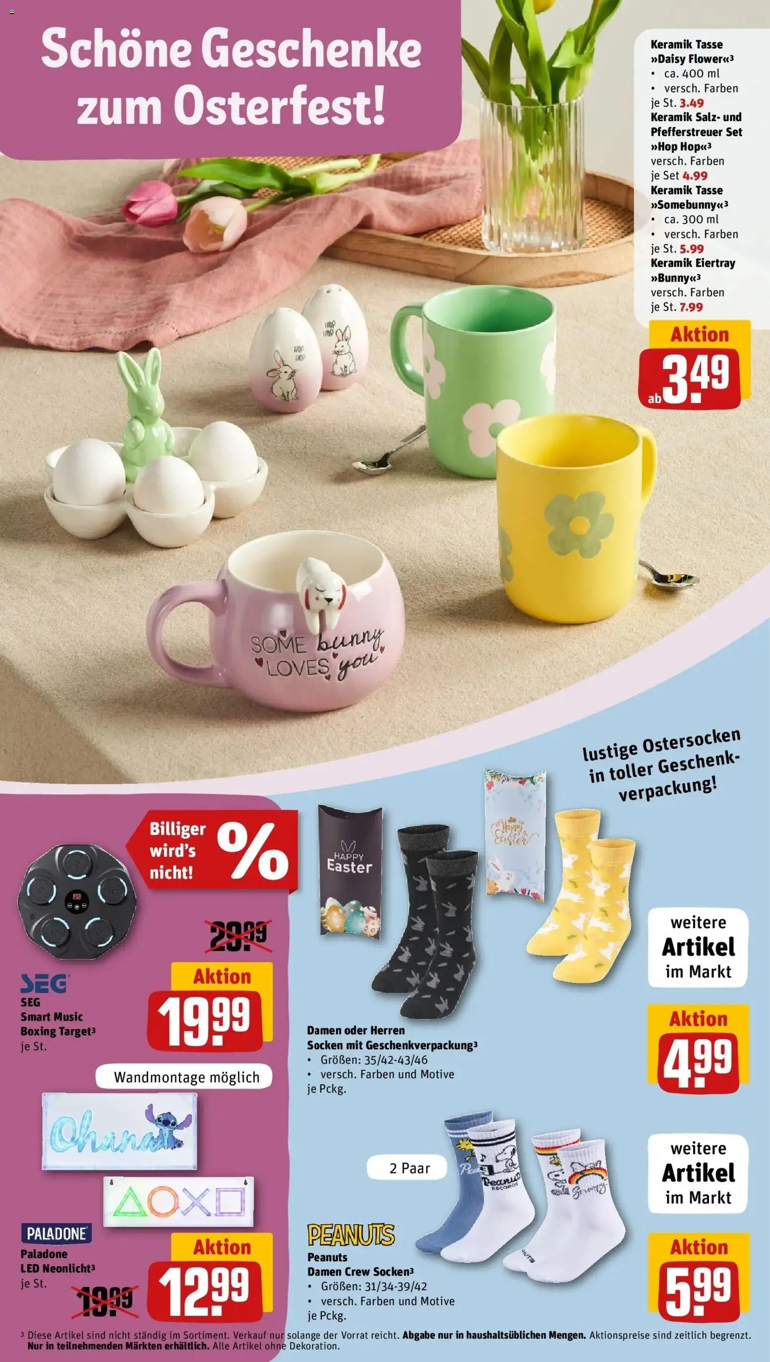 Rewe Prospekt Cottbus	 – gültig ab 15.03.2026 | Seite: 30 | Produkte: Salz, Socken