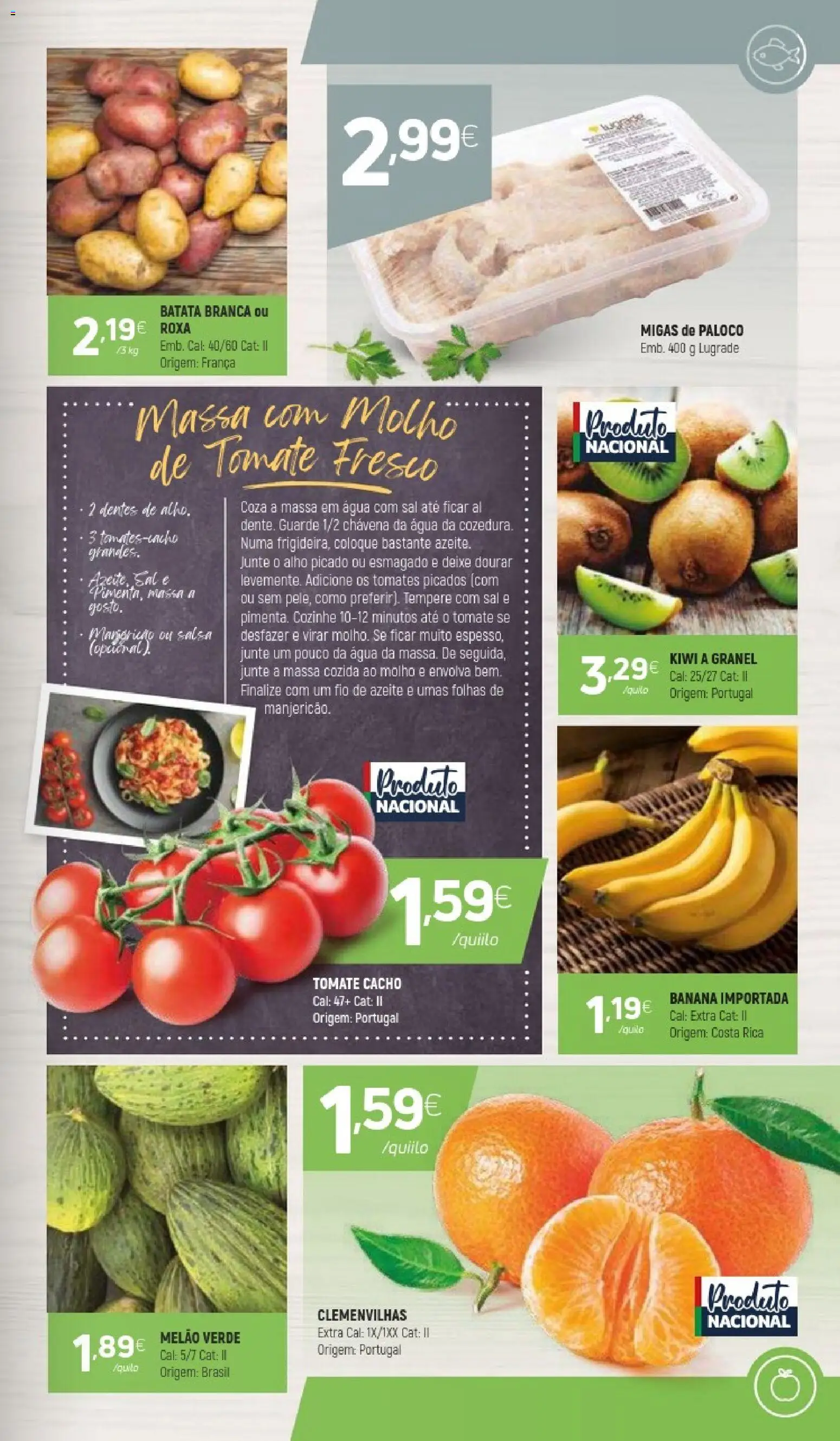 Coviran folheto │ válido de 02.12.2025 | Página: 3 | Produtos: Batata, Banana, Tomate, Melão