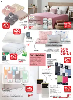 Novi Spar katalog ponudbe – veljaven od 10.09.2025 | Stran: 17 | Izdelki: Prešita odeja, Vzglavnik, Pregrinjalo, Jogi