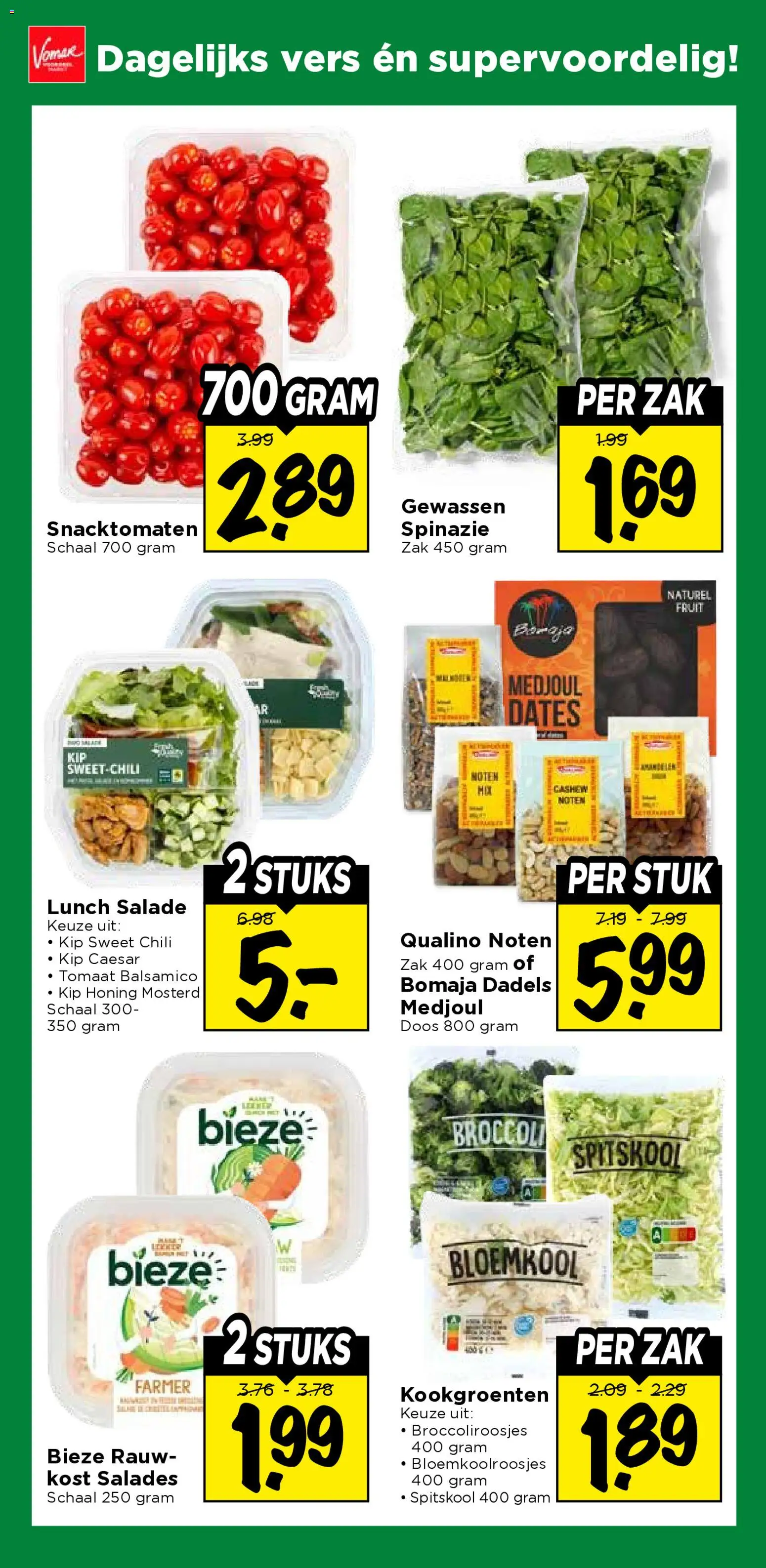 {H1} | Pagina: 13 | Producten: Bloemkool, Tomaat, Schaal, Fruit