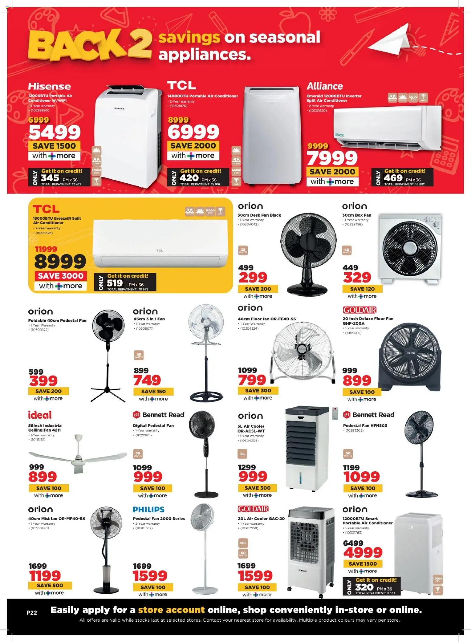 New HiFi Corp catalogue – valid from 04.02.2026 | Page: 22 | Products: Pedestal, Fan, Cooler, Air cooler