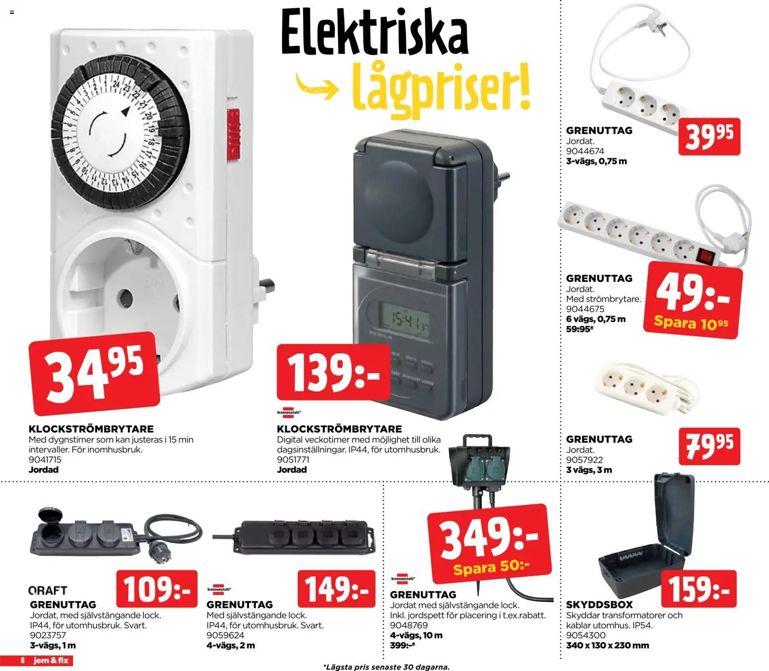 Jem & Fix reklamblad aktuell från 03.11.2025 | Sida: 8