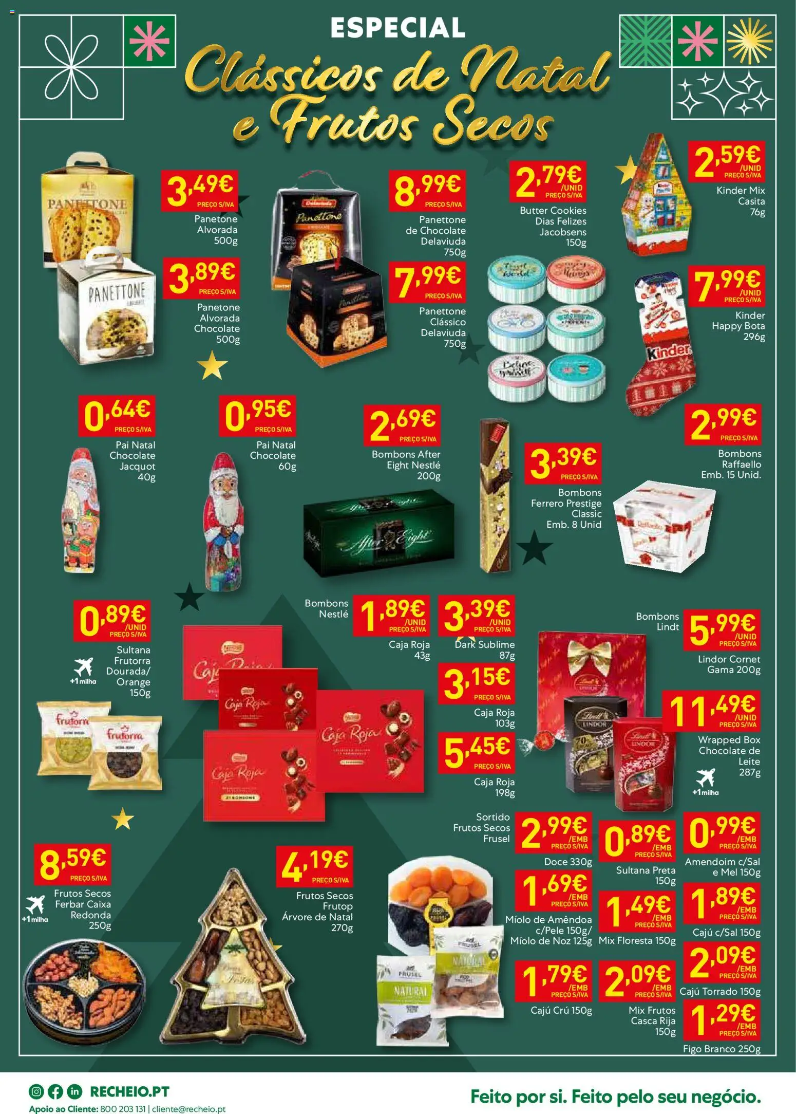 Recheio folheto Madeira │ válido de 16.12.2025 | Página: 16 | Produtos: Leite, Nestlé, Chocolate, Mel