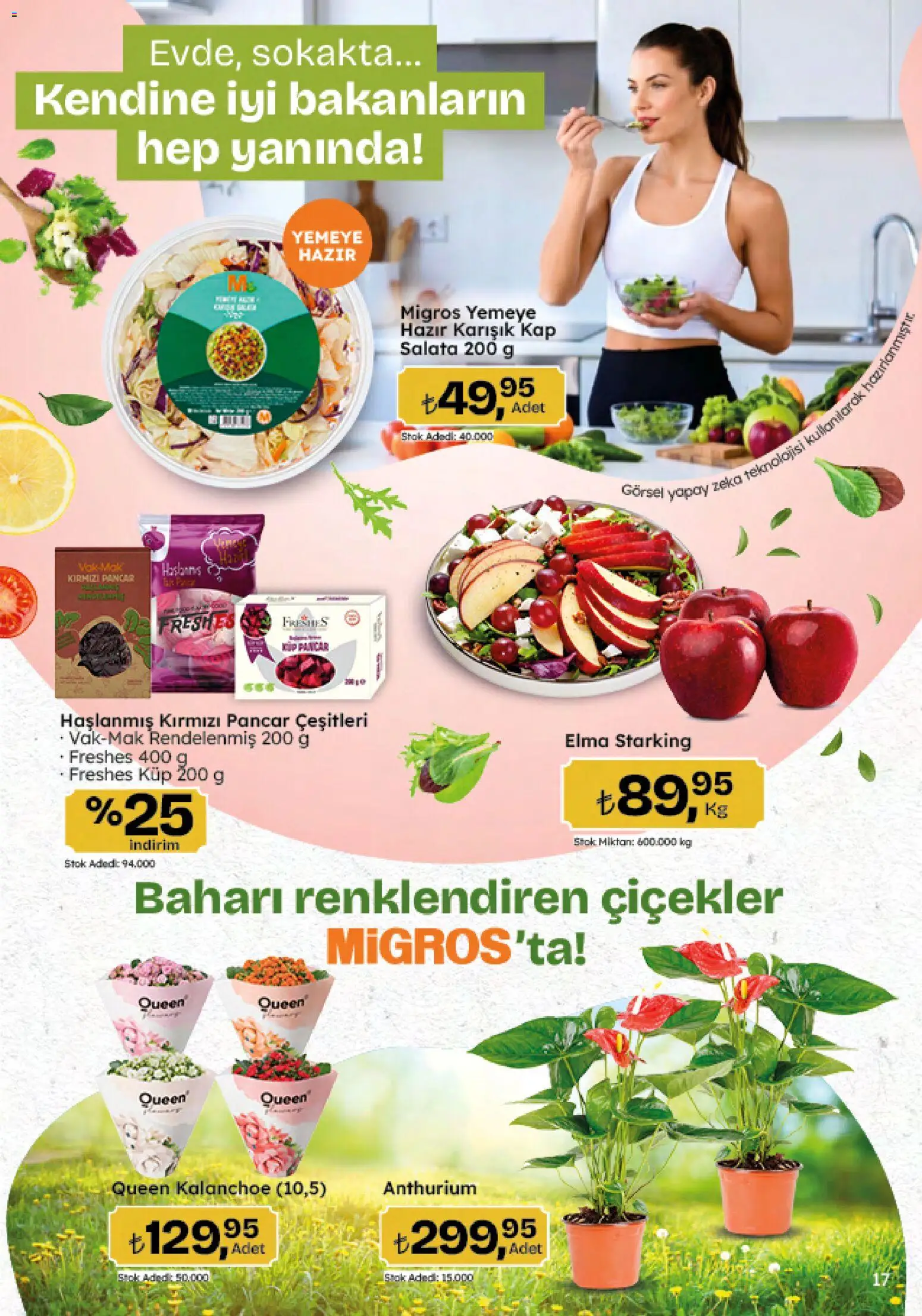 Migros Katalog - 5M Migroskop Dijital - 26.03.2026 tarihinden itibaren geçerlidir | Sayfa: 17 | Ürünler: Elma, Salata, Pancar