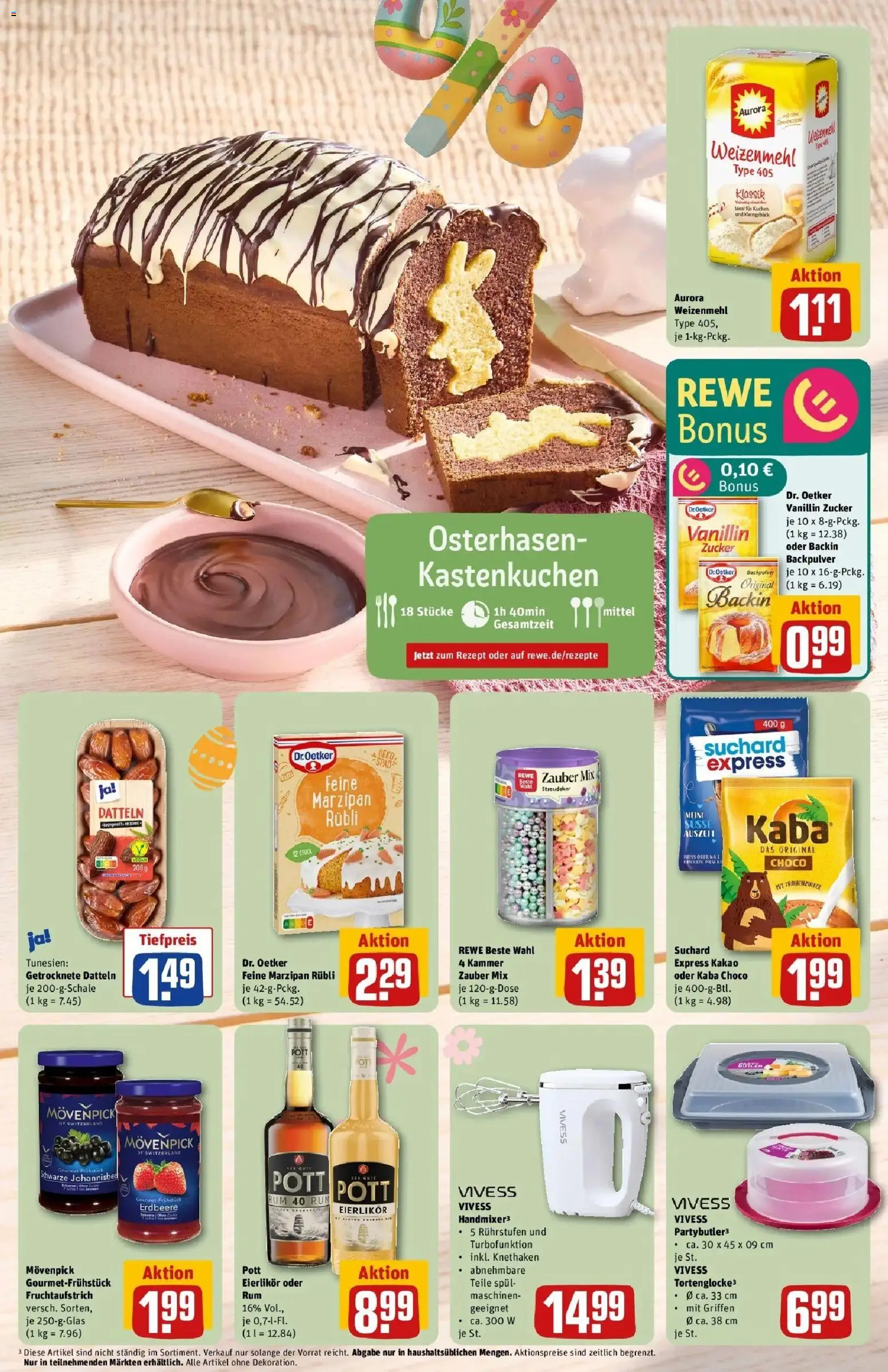 Rewe Prospekt Alzenau	 – gültig ab 15.03.2026 | Seite: 5 | Produkte: Rum, Weizenmehl, Zucker, Kuchen