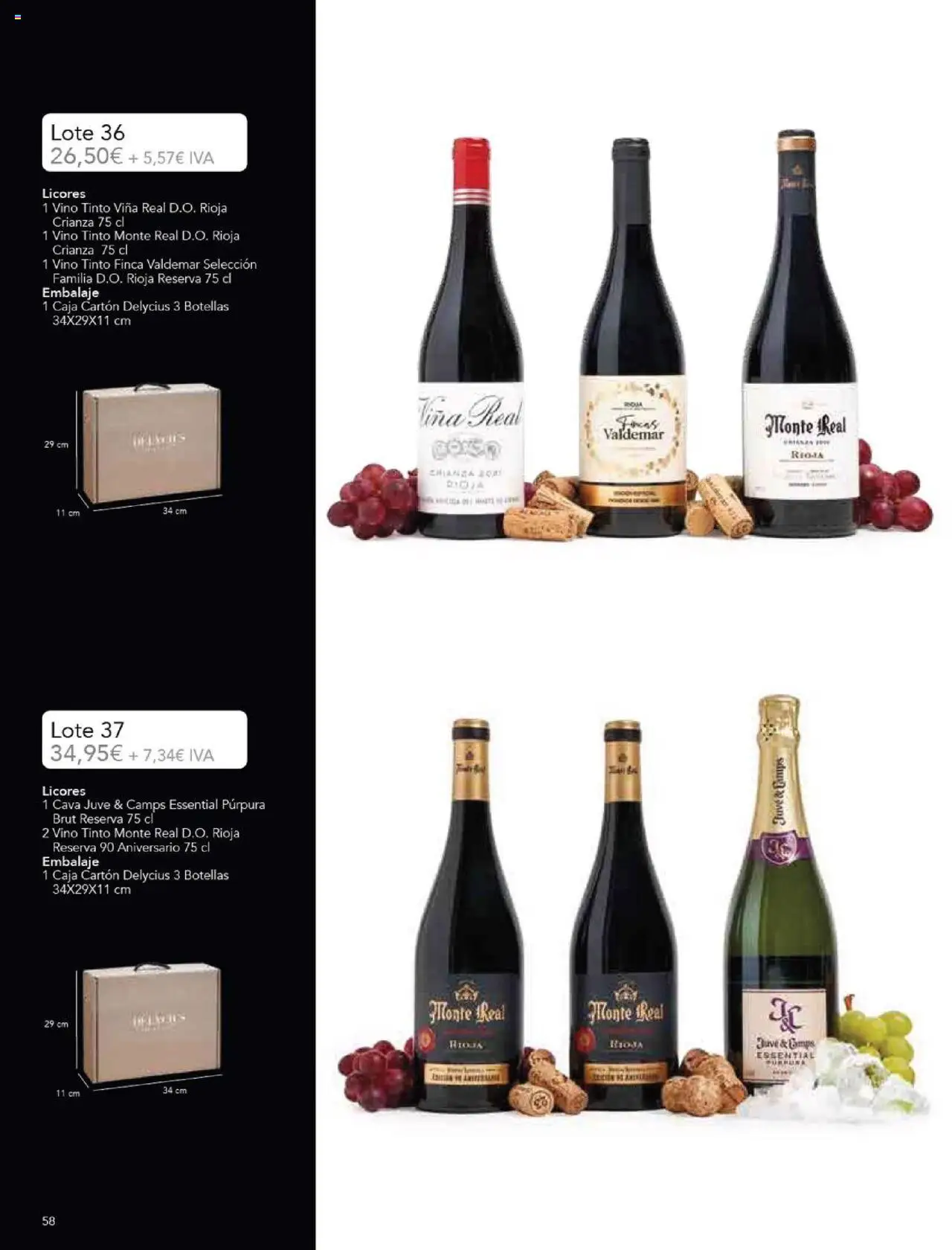 E.Leclerc Regalos de Navidad 2025 │ válido desde el 10.10.2025 | Página: 60 | Productos: Vino, Caja
