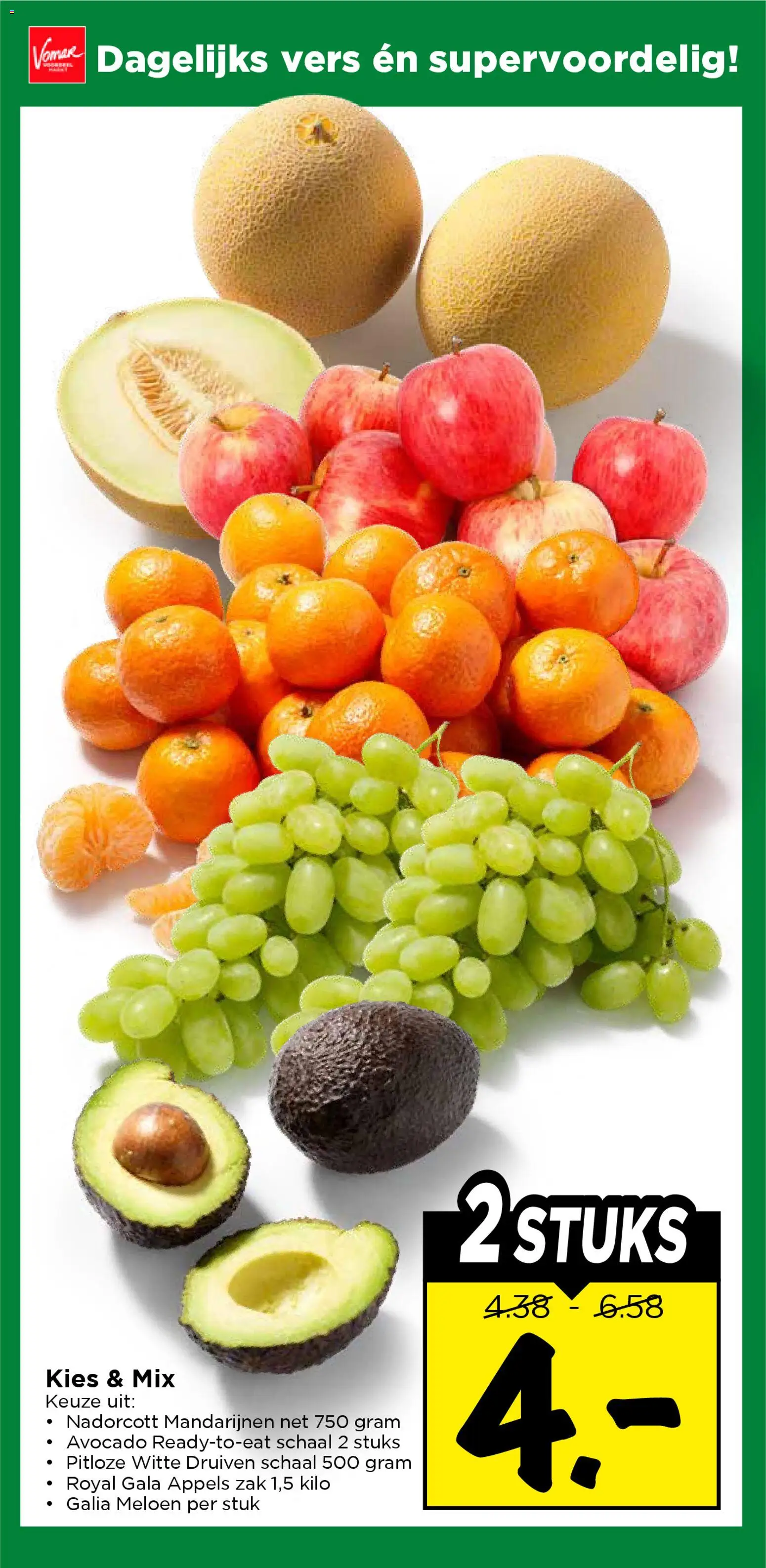 {H1} | Pagina: 10 | Producten: Meloen, Avocado, Mandarijnen, Druiven