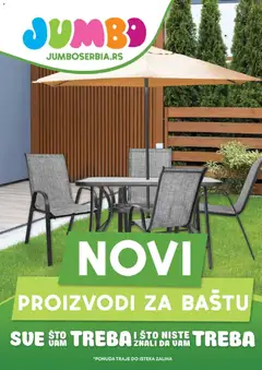 JUMBO katalog Novi proizvodi za baštu - pregled JUMBO kataloga - važi od 27.03.2026