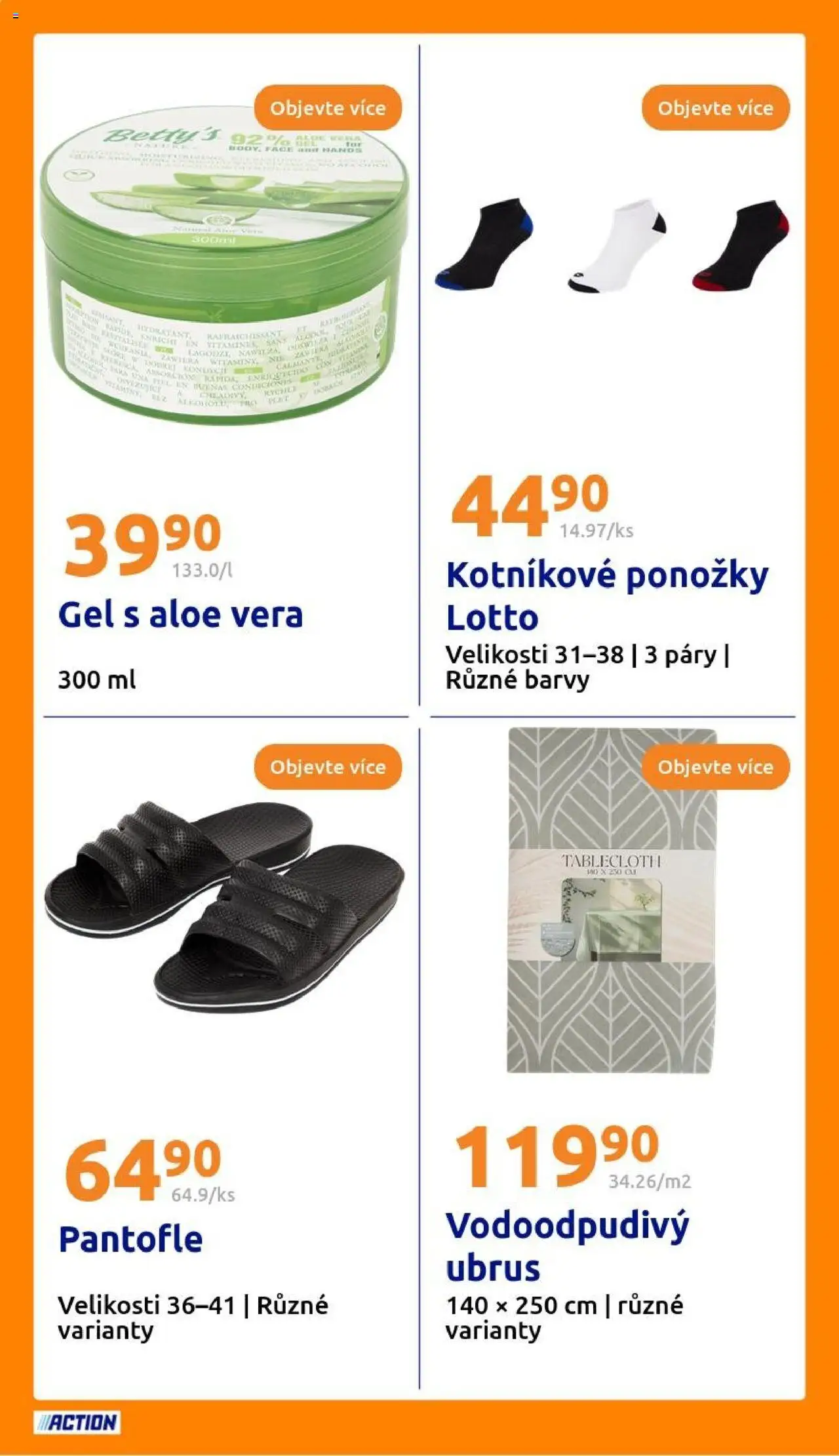 Action leták od 11.06.2025 | Strana: 20 | Produkty: Ponožky, Pantofle, Ubrus, Barvy
