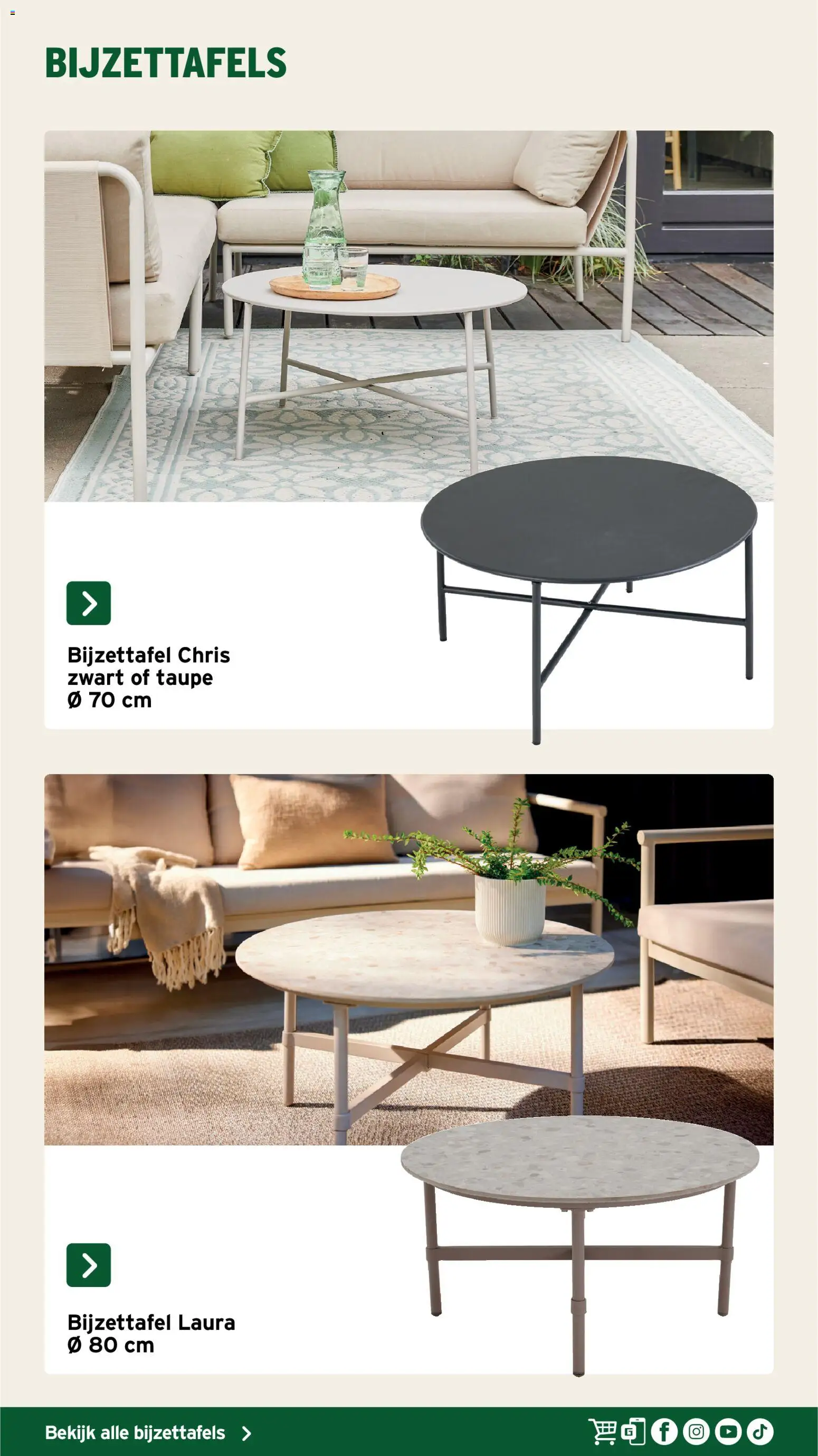 {H1} | Pagina: 29 | Producten: Bijzettafels