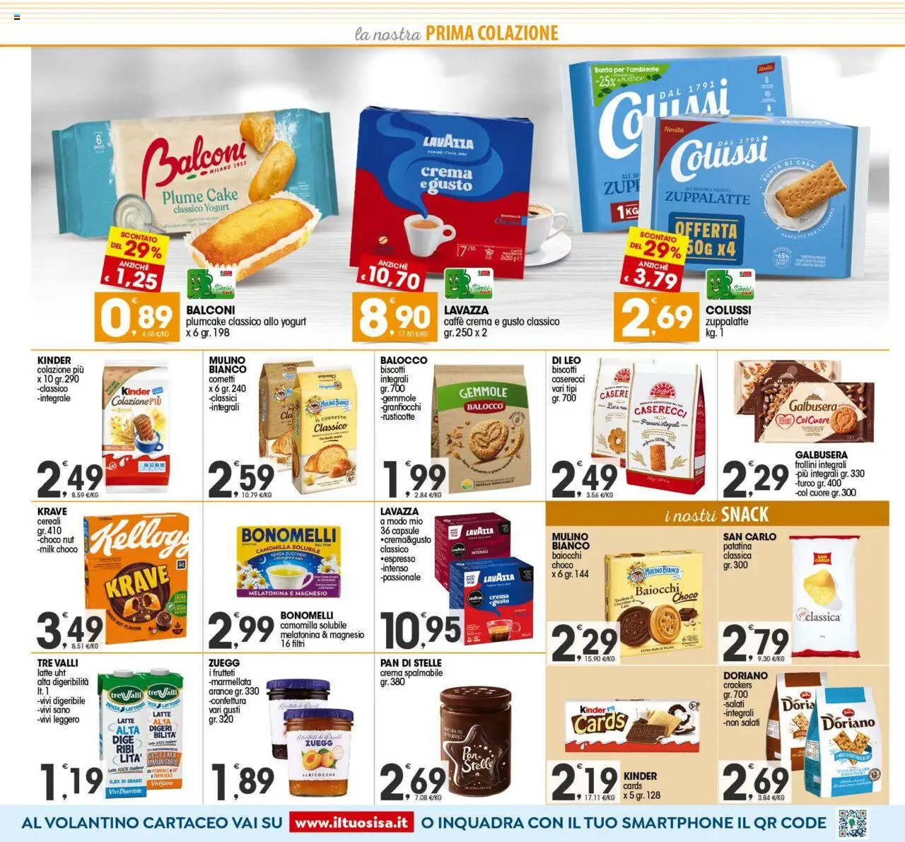 Volantino SISA del 23.09.2025 | Pagina: 5 | Prodotti: Cereali, Latte, Albicocche, Frollini