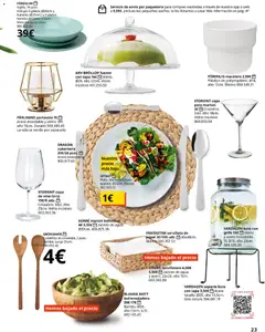 Vista previa Catálogo IKEA para tu negocio válido desde el 01.02.2026 | Página: 23 | Productos: Mantel, Vela, Macetero, Cubertería