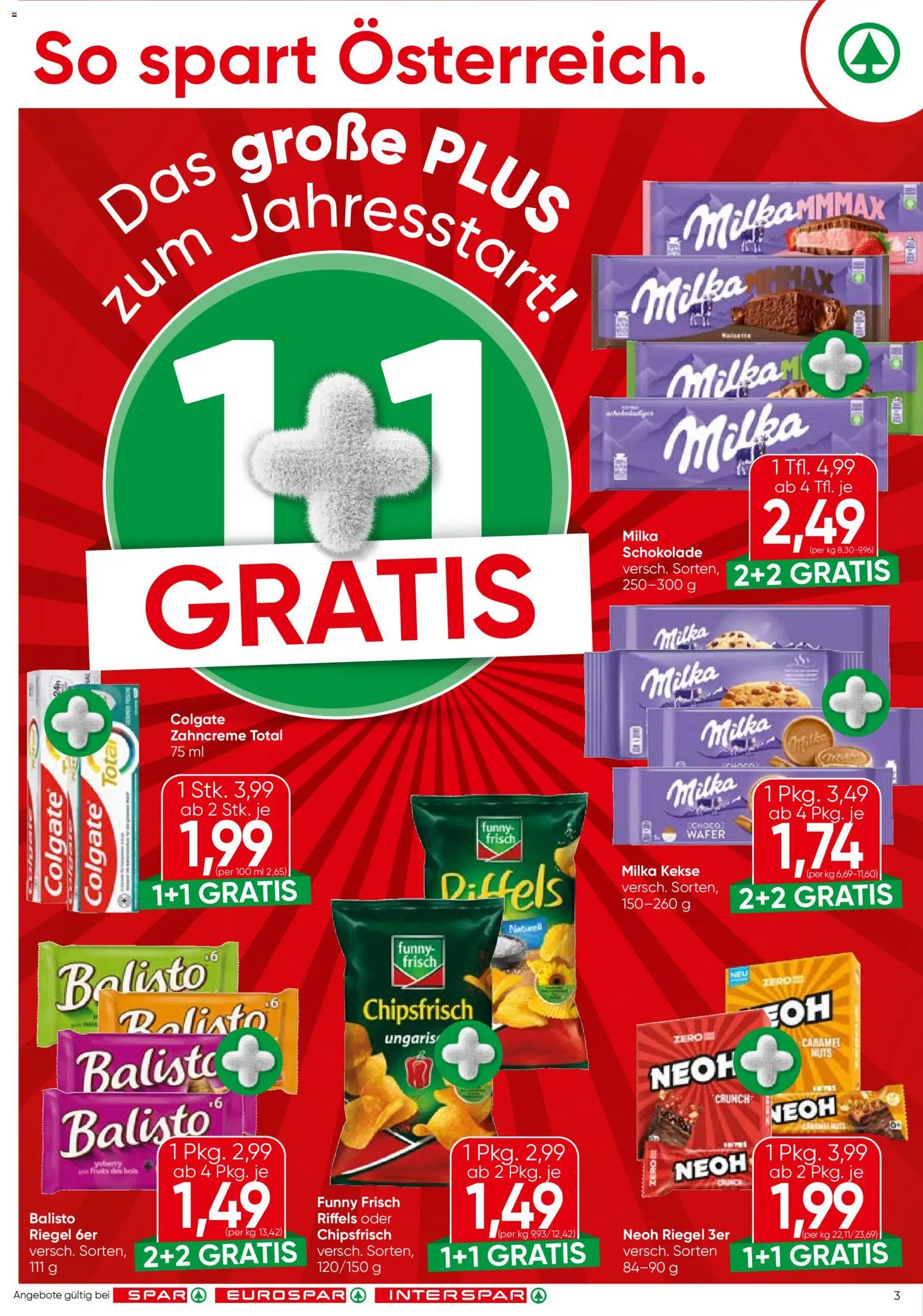 Spar Flugblatt - Steiermark gültig ab 08.01.2026 | Seite: 3 | Produkte: Kekse, Schokolade