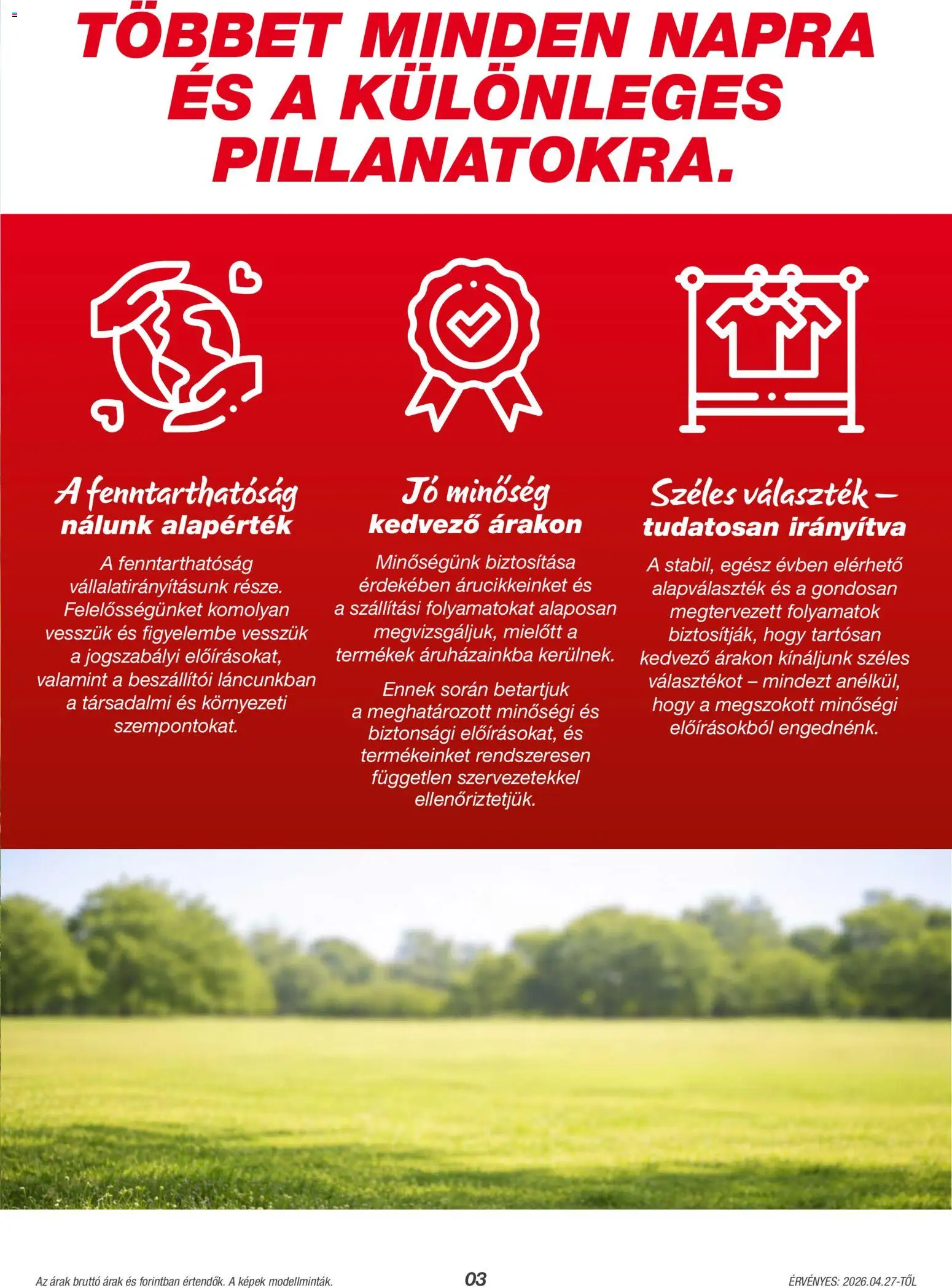 Kik akciós ujság - amely érvényes a következő dátumtól: 27.04.2026 | Oldal: 3