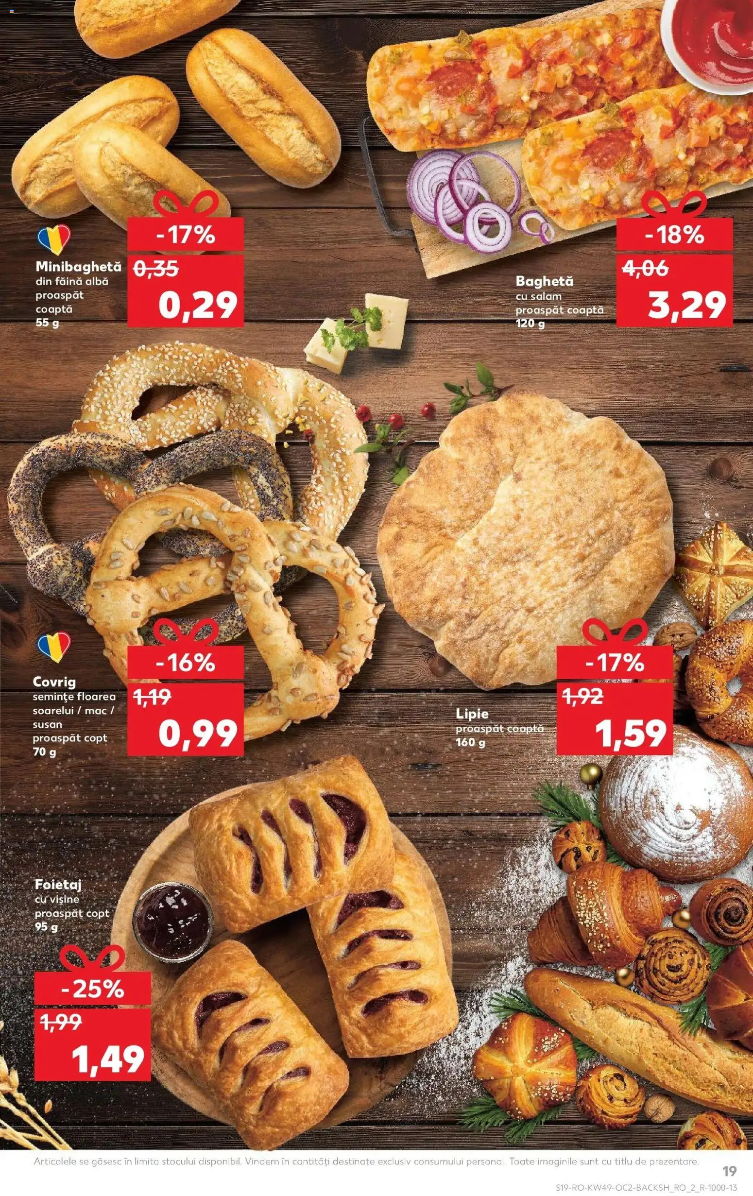Noul catalog Kaufland – valabil de la 03.12.2025 | Pagină: 19 | Produse: Foietaj, Semințe, Salam, Făină