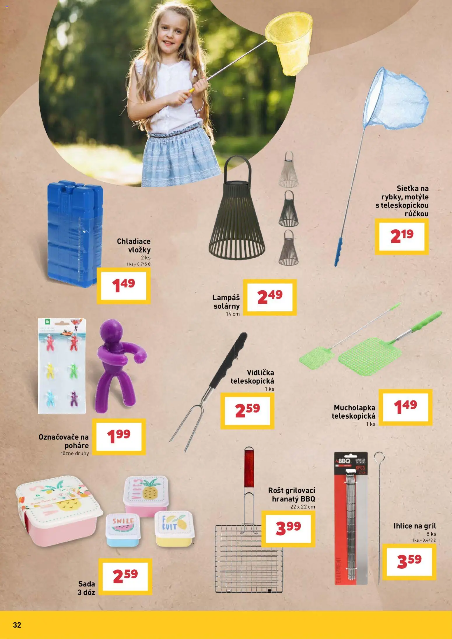 Nové Billa akcie – leták je platný od 29.04.2026 | Strana: 32 | Produkty: Gril, Rošt